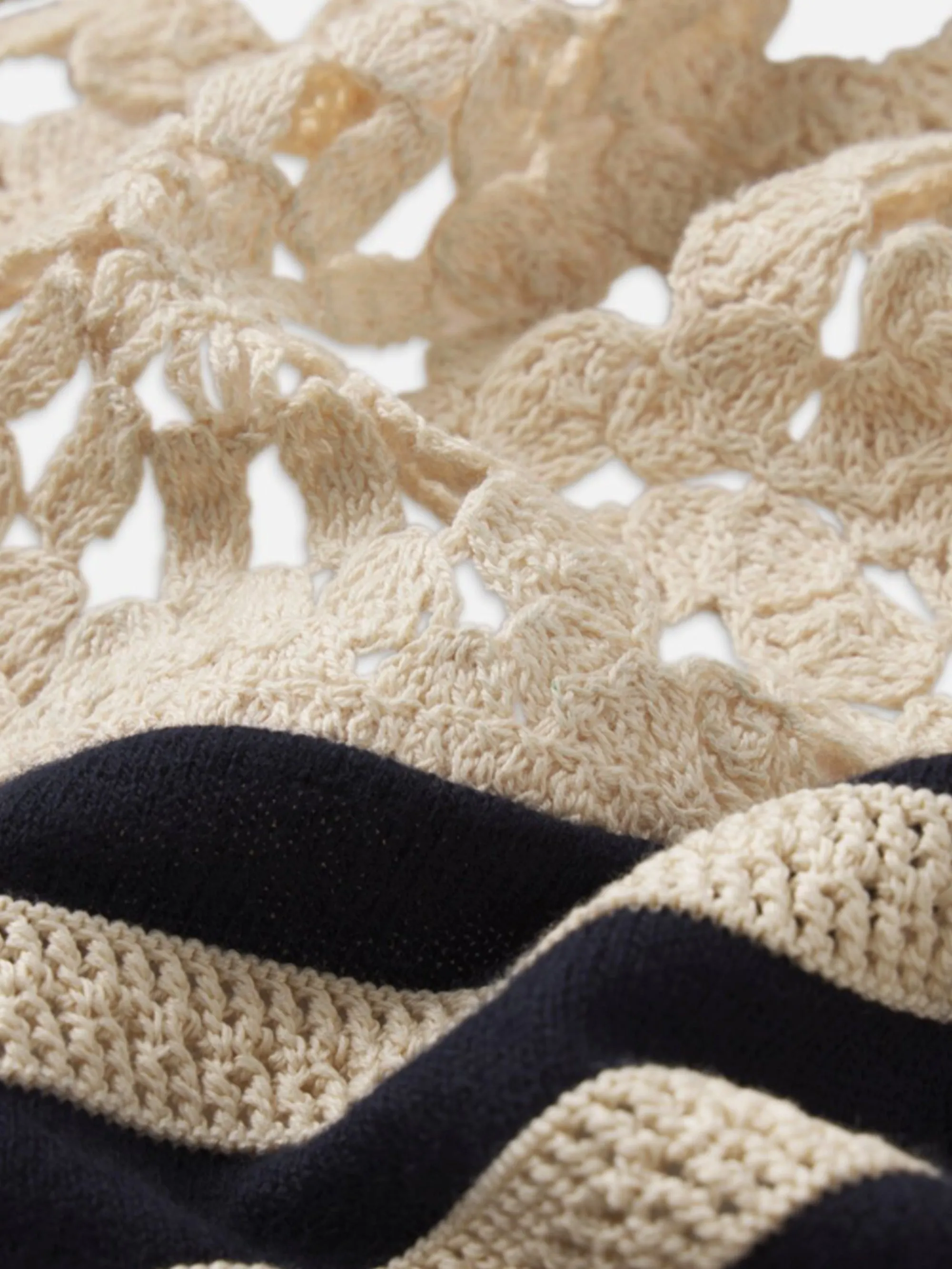 The Crochet Captain Cardigan -- Cream Multi sold by Frame Denim product image thumbnail 4