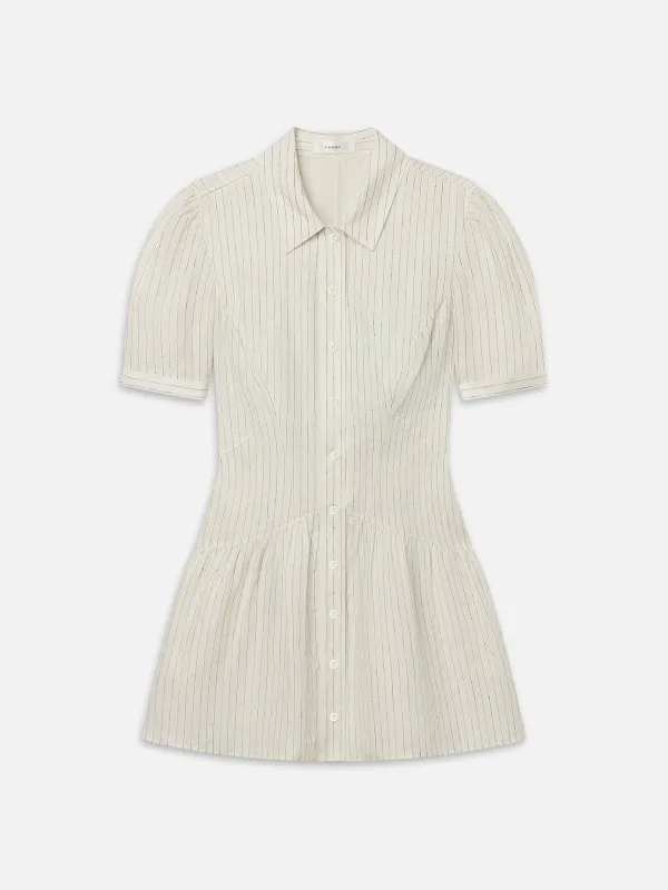 The Vista Day Dress -- Cream Multi made by Frame Denim