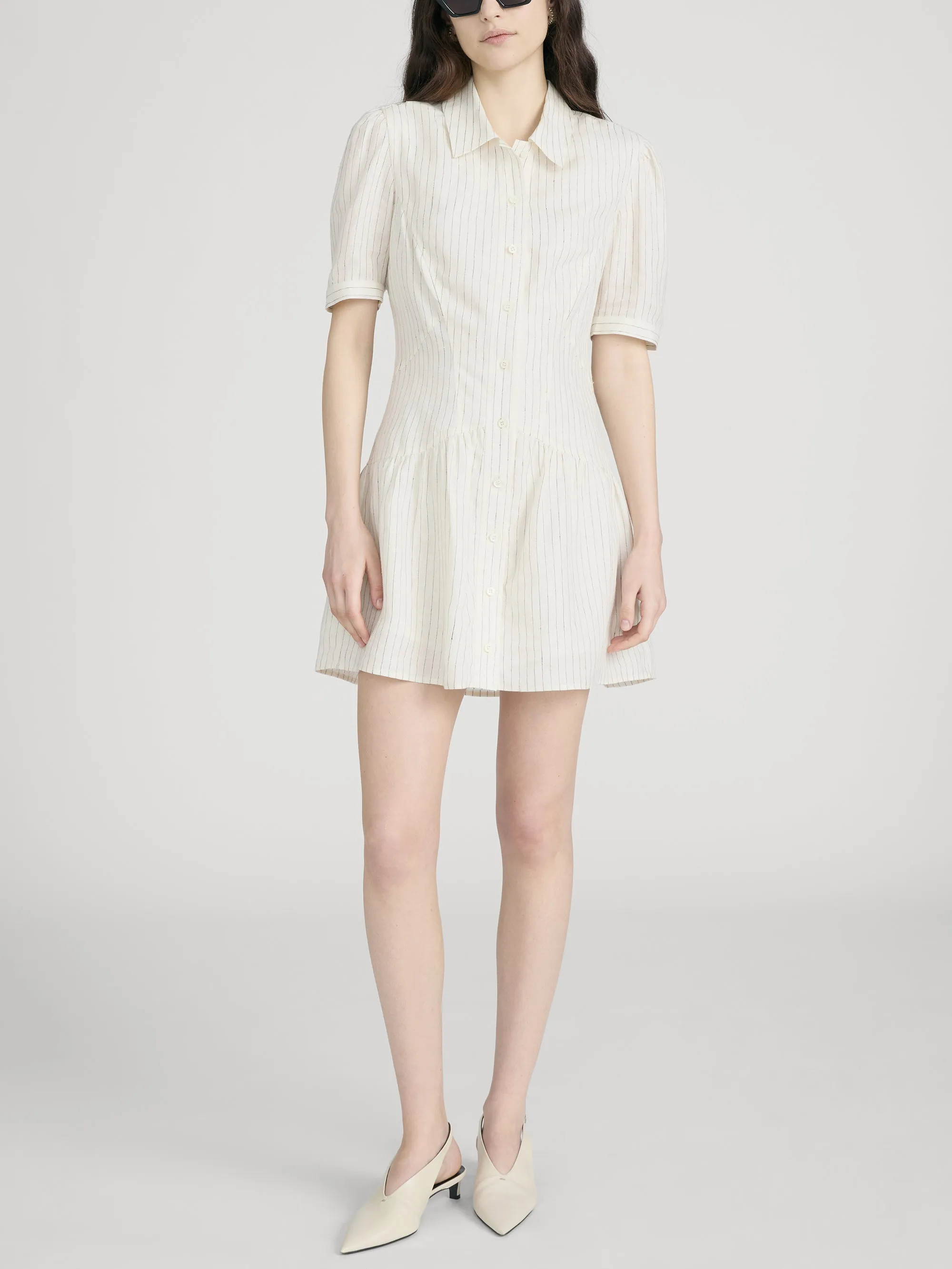 The Vista Day Dress -- Cream Multi sold by Frame Denim product image thumbnail 2
