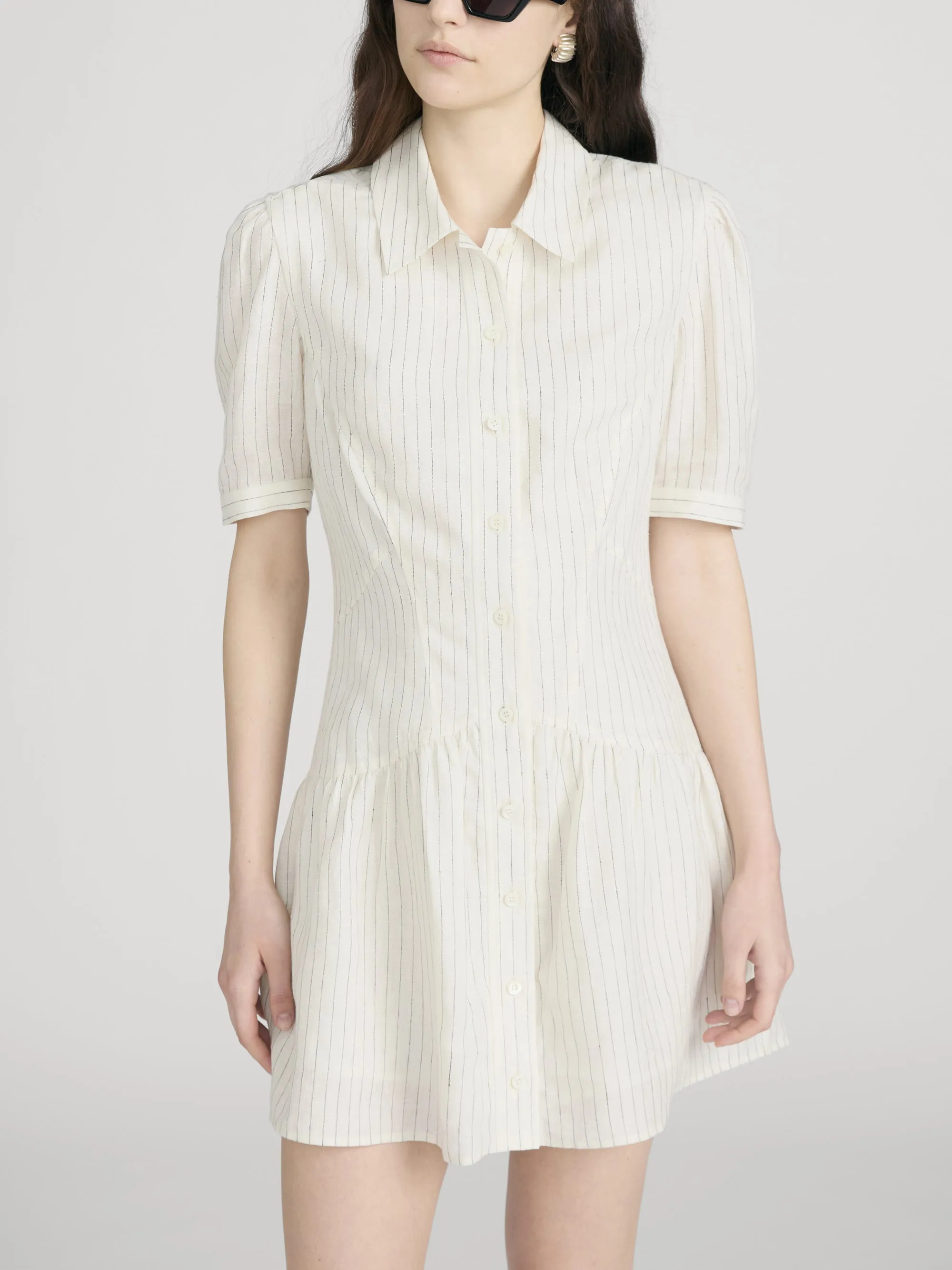The Vista Day Dress -- Cream Multi sold by Frame Denim product image thumbnail 3