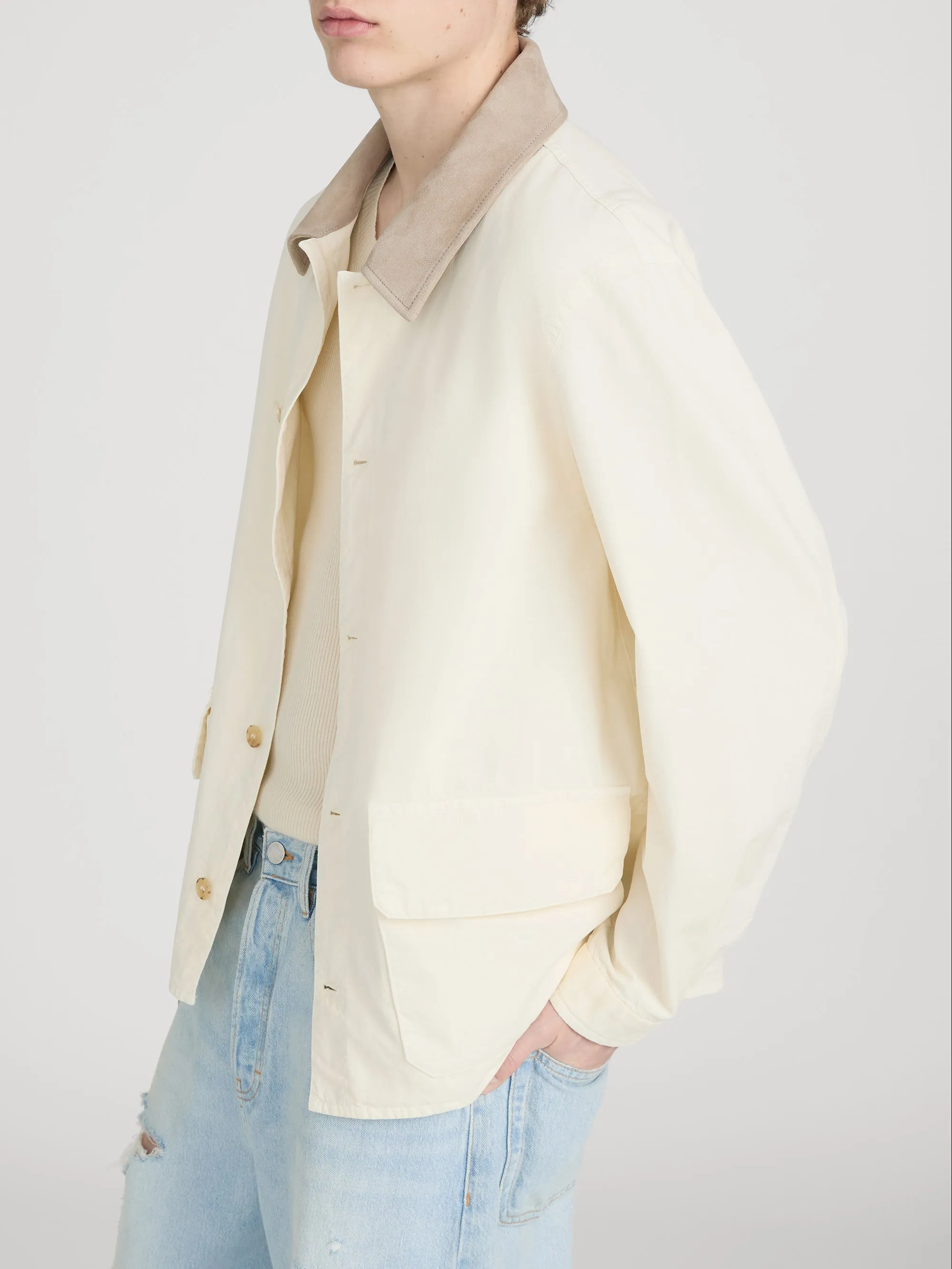 Canvas Jacket -- Off White sold by Frame Denim product image thumbnail 5
