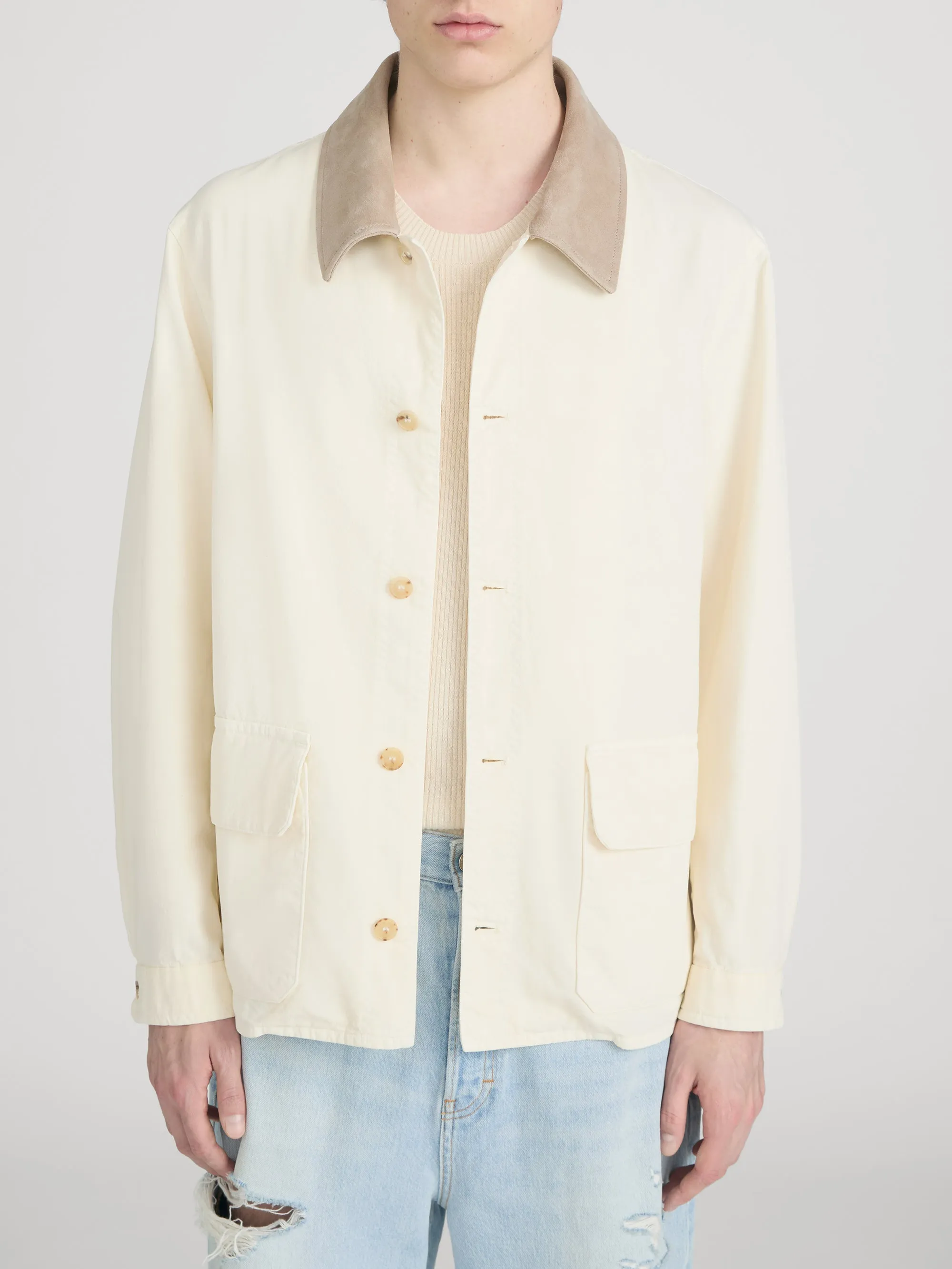 Canvas Jacket -- Off White sold by Frame Denim product image thumbnail 3