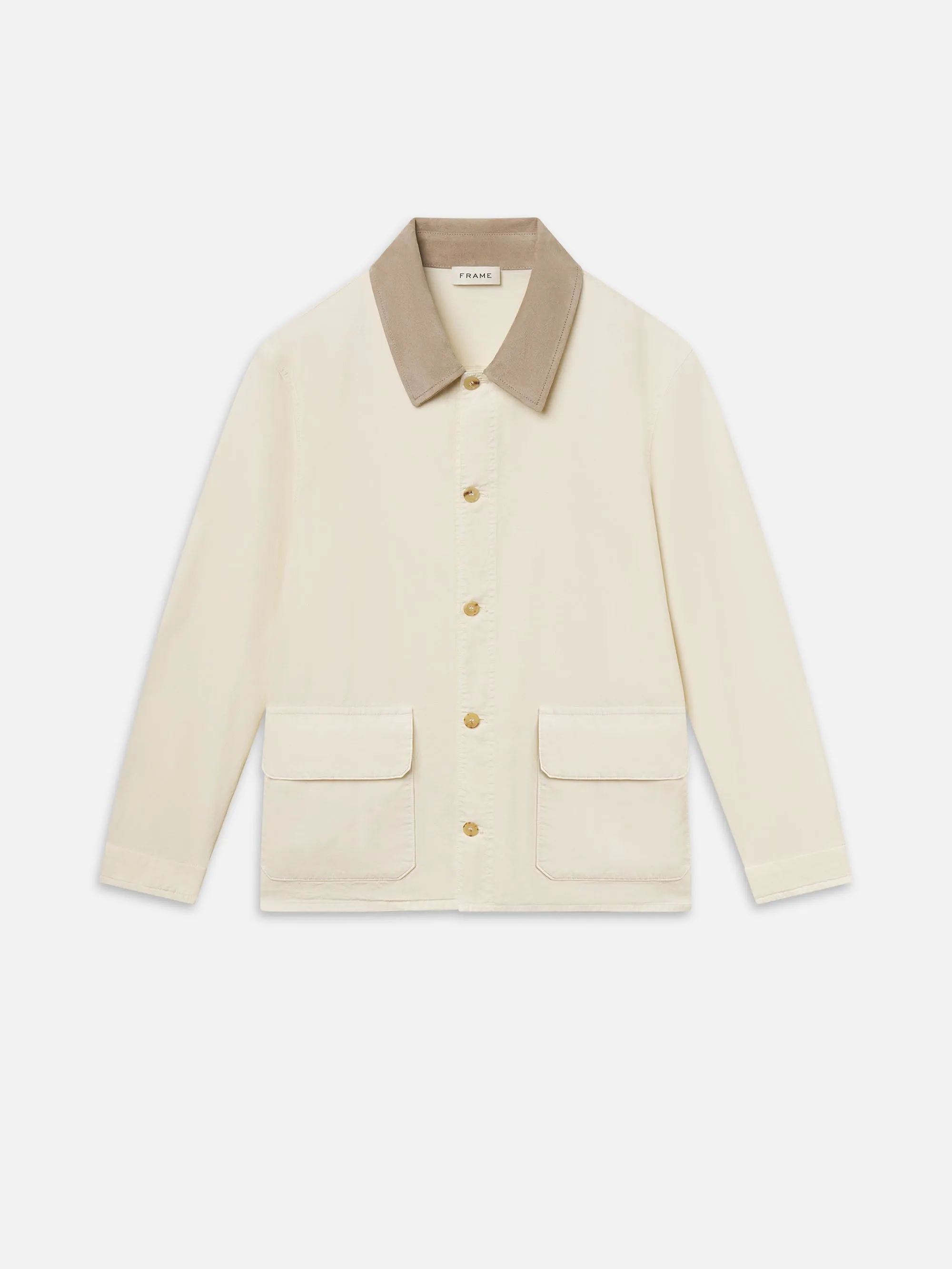 Canvas Jacket -- Off White sold by Frame Denim