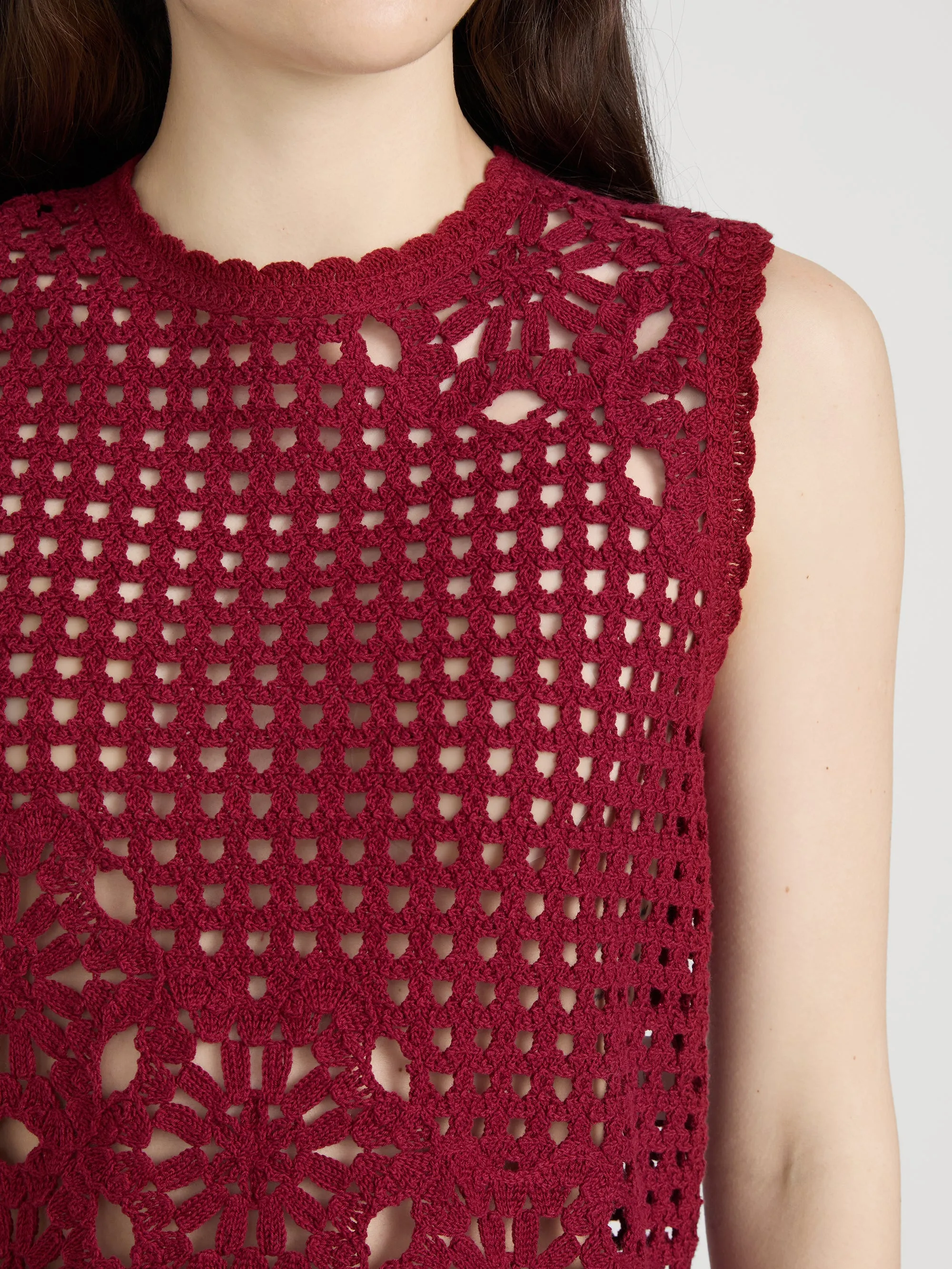 The Postcard Tank -- Garnet sold by Frame Denim product image thumbnail 5