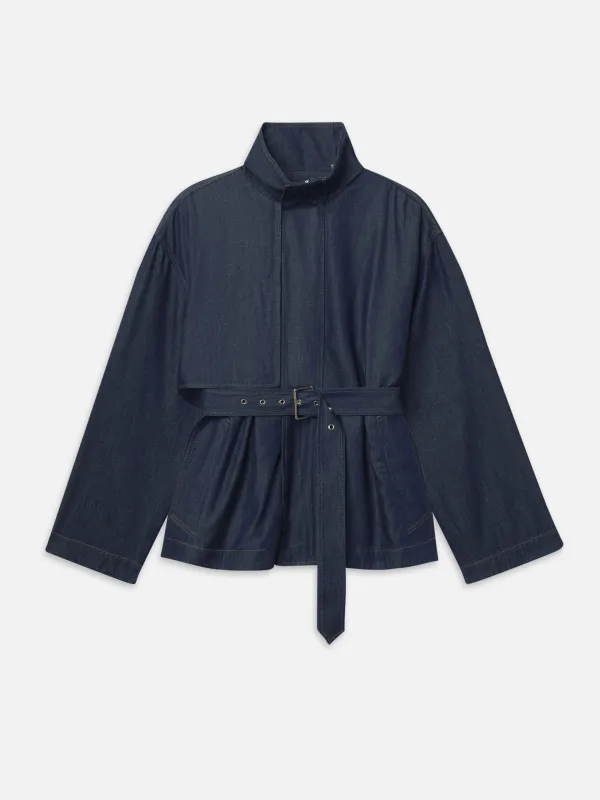 The Short Field Trench -- Rinse made by Frame Denim
