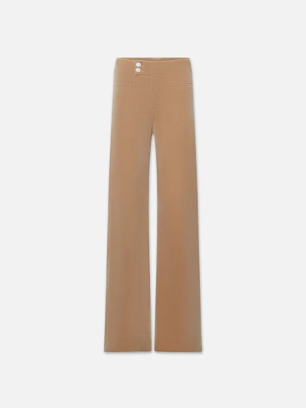 Le Hardy Wide Leg Corduroy -- Light Camel made by Frame Denim