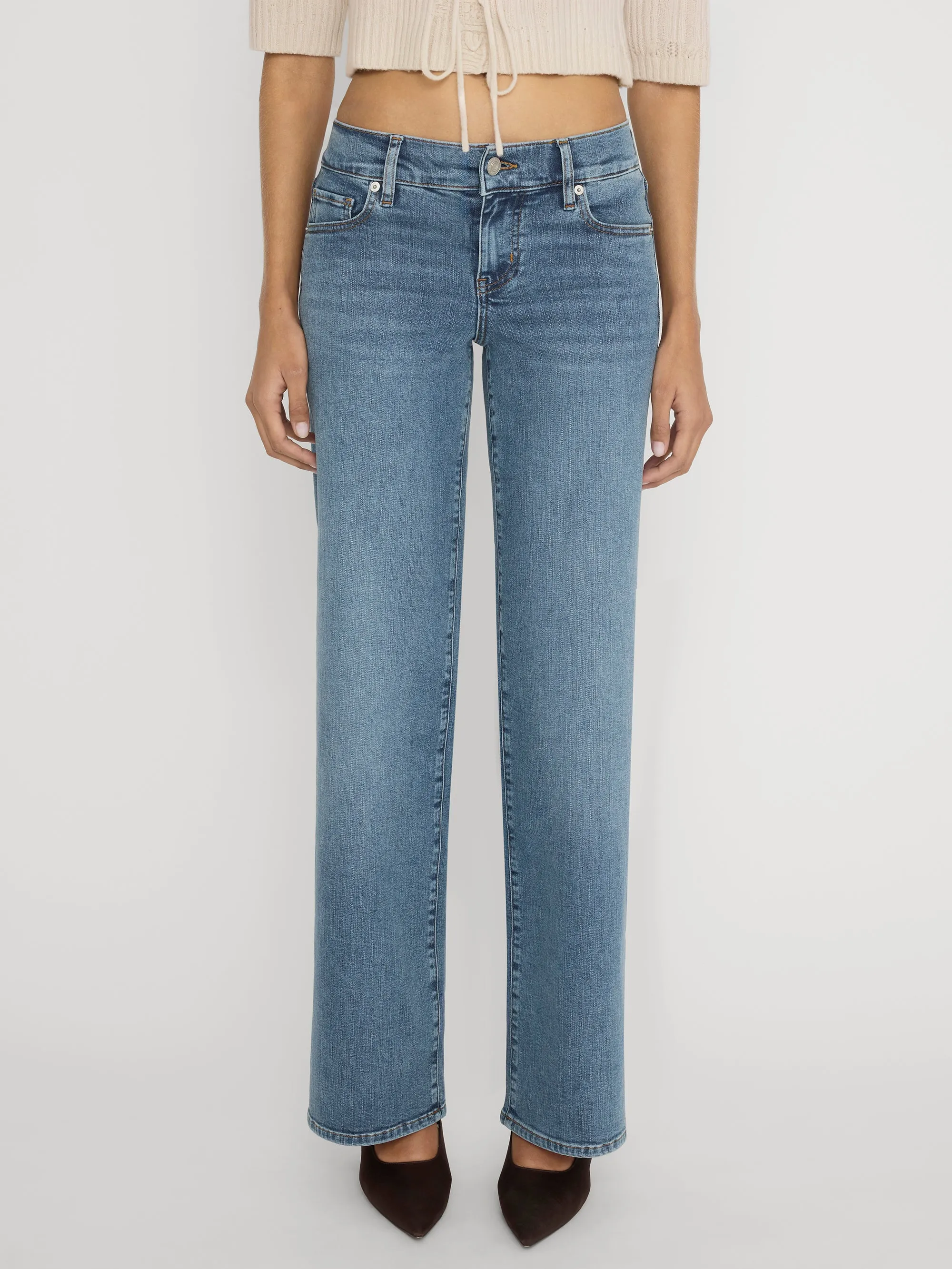 Low Rise Le Slim Palazzo -- Gossamer sold by Frame Denim product image thumbnail 3