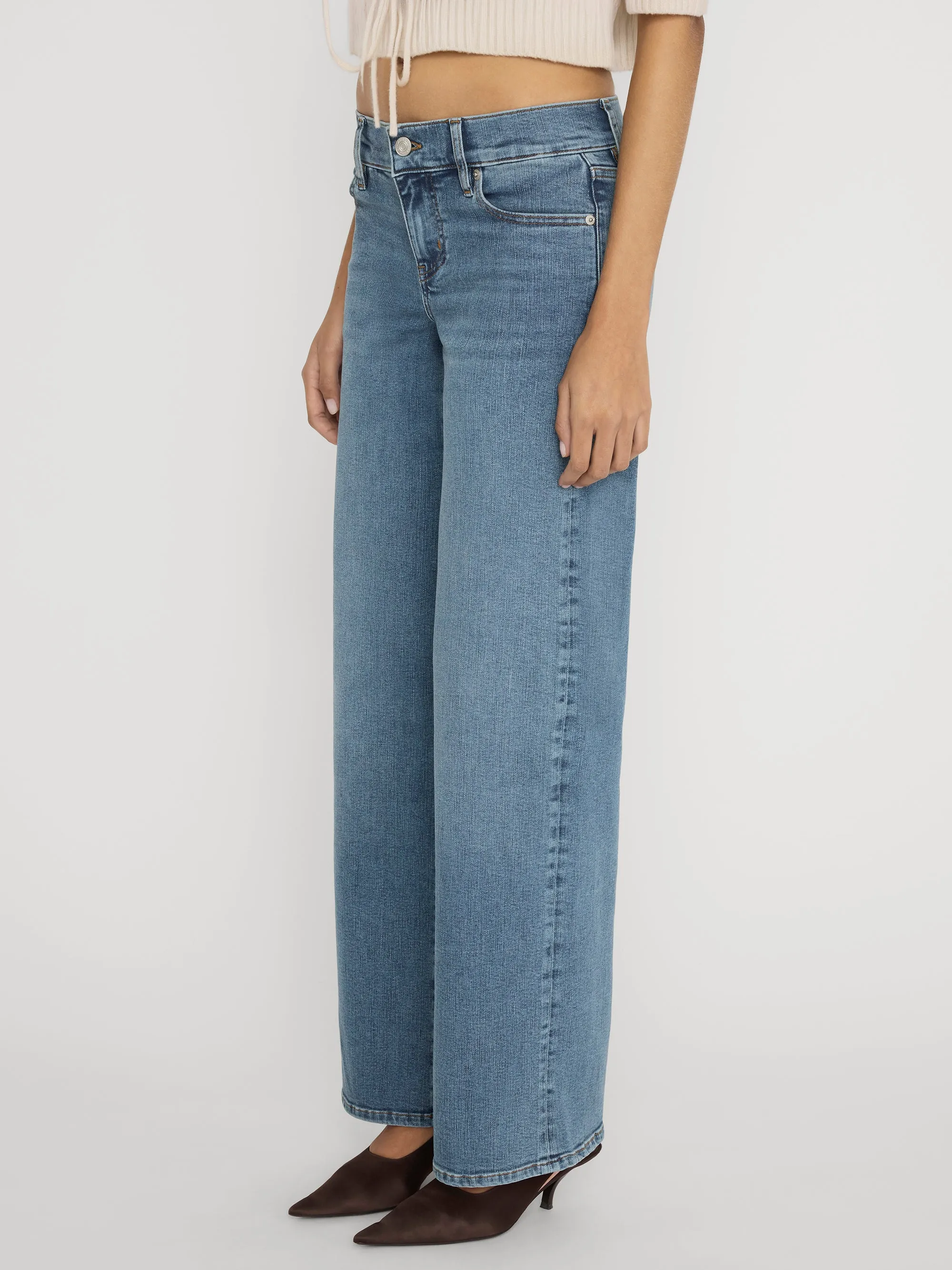 Low Rise Le Slim Palazzo -- Gossamer sold by Frame Denim product image thumbnail 4