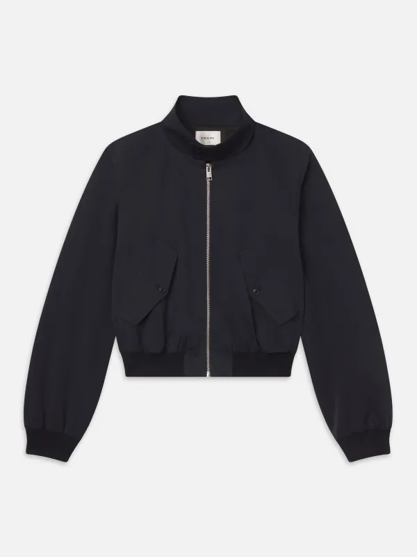The Harrington Jacket -- Navy made by Frame Denim