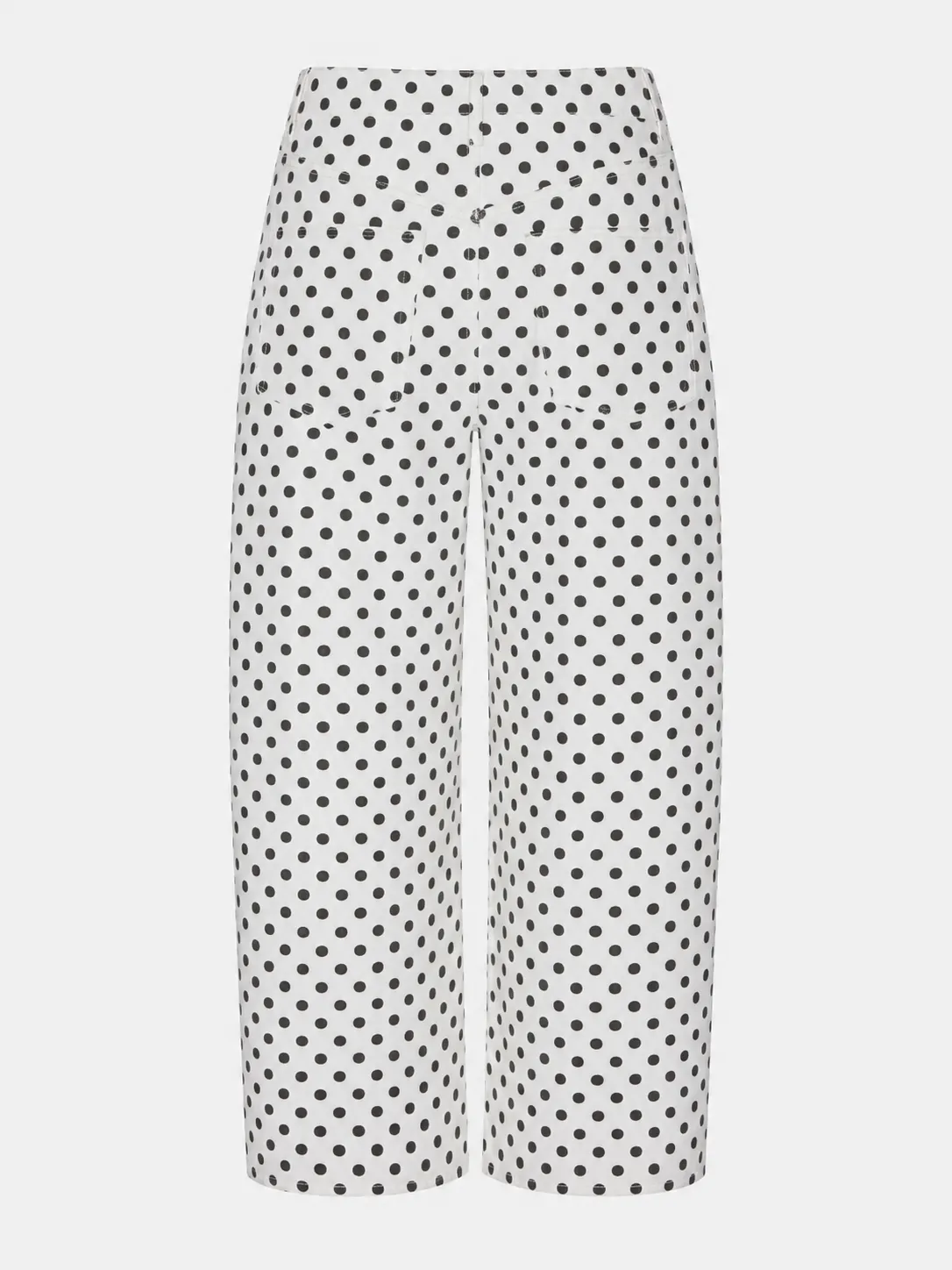 The Bow Crop -- White Polka Dot sold by Frame Denim product image thumbnail 3