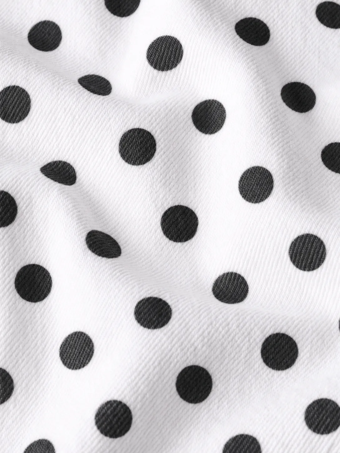 The Bow Crop -- White Polka Dot sold by Frame Denim product image thumbnail 4