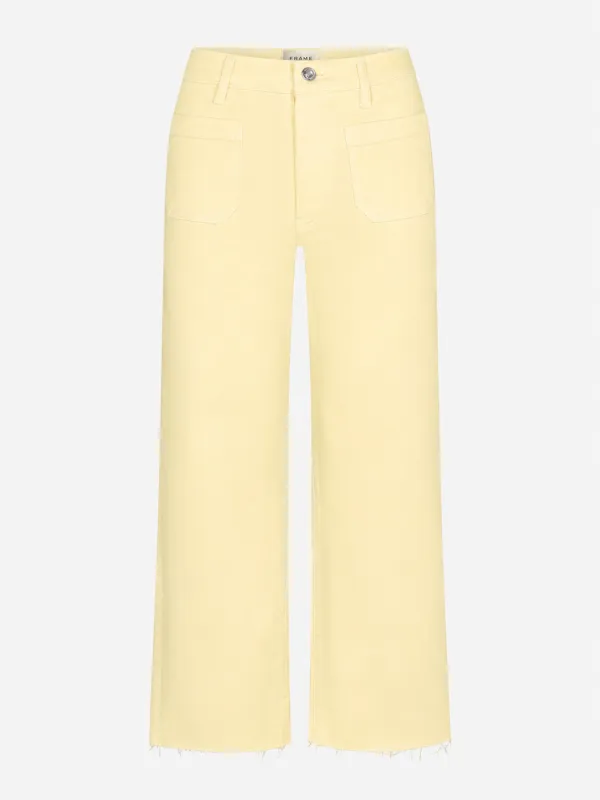 The Anchor Pant -- Lemon made by Frame Denim