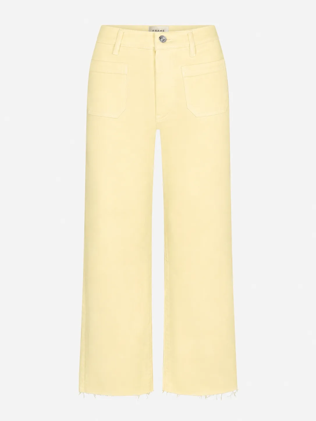 The Anchor Pant -- Lemon sold by Frame Denim