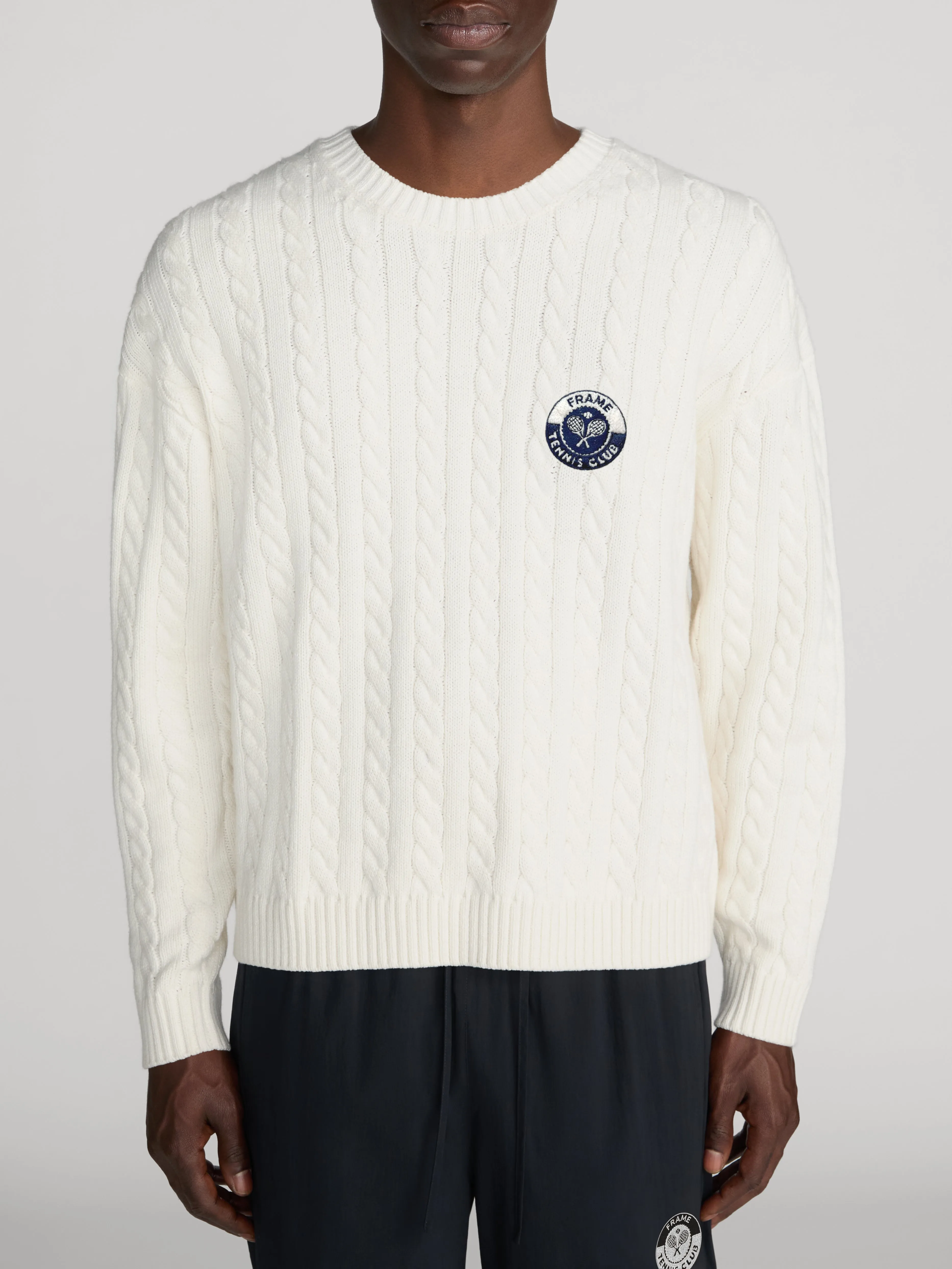 Cable Sweater -- Cream sold by Frame Denim product image thumbnail 3