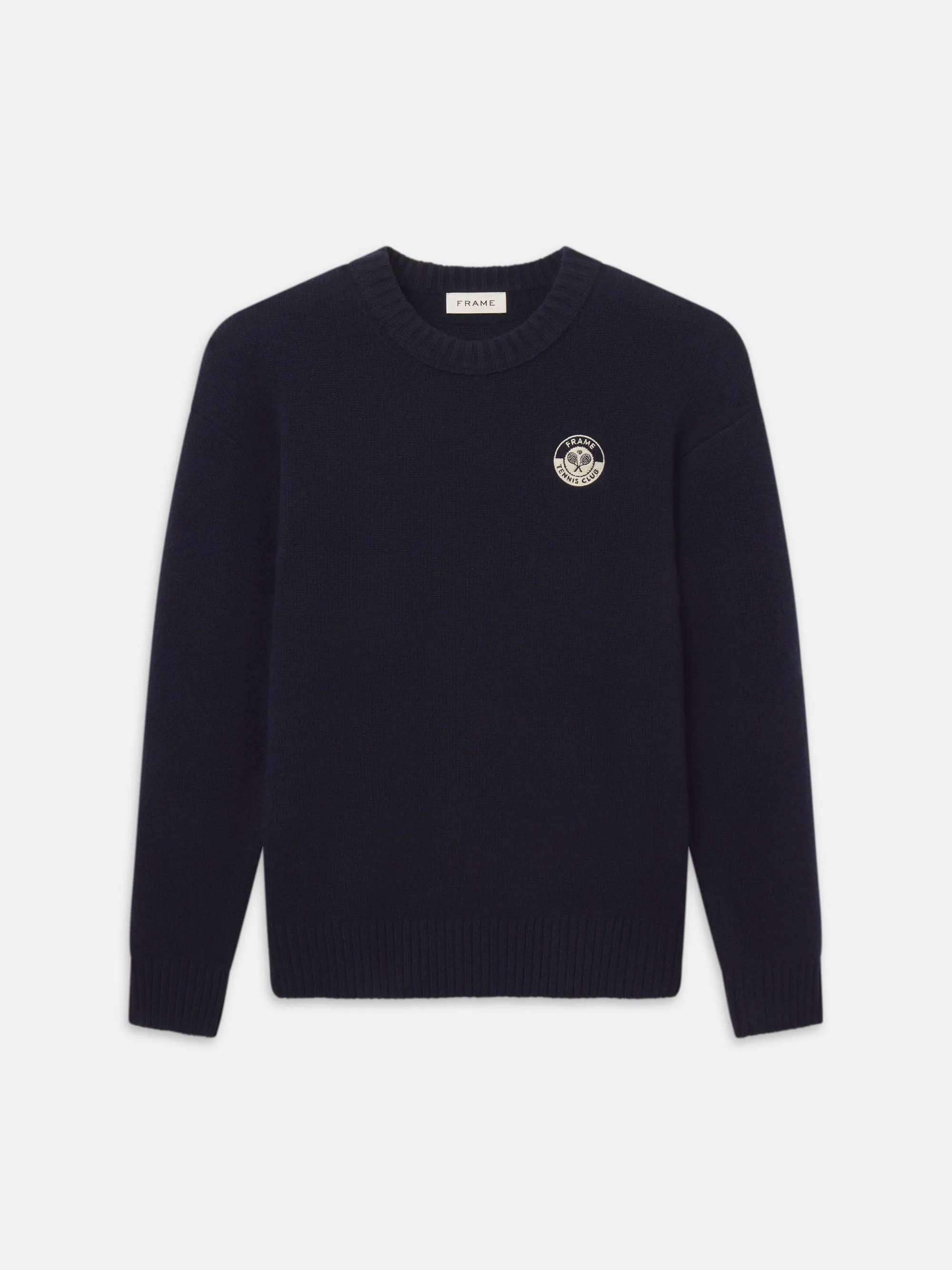 Cashmere Sweater -- Navy sold by Frame Denim