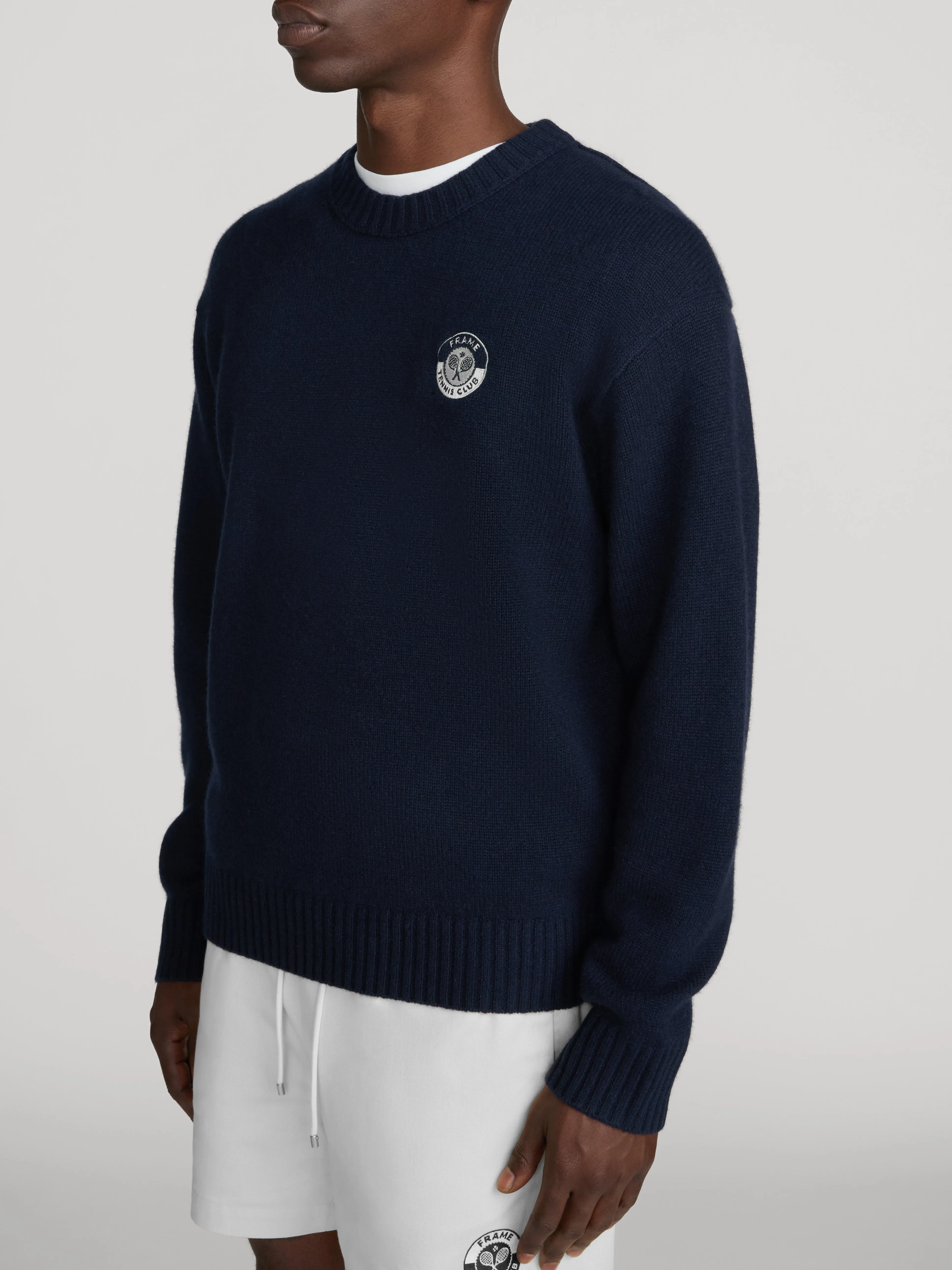 Cashmere Sweater -- Navy sold by Frame Denim product image thumbnail 5