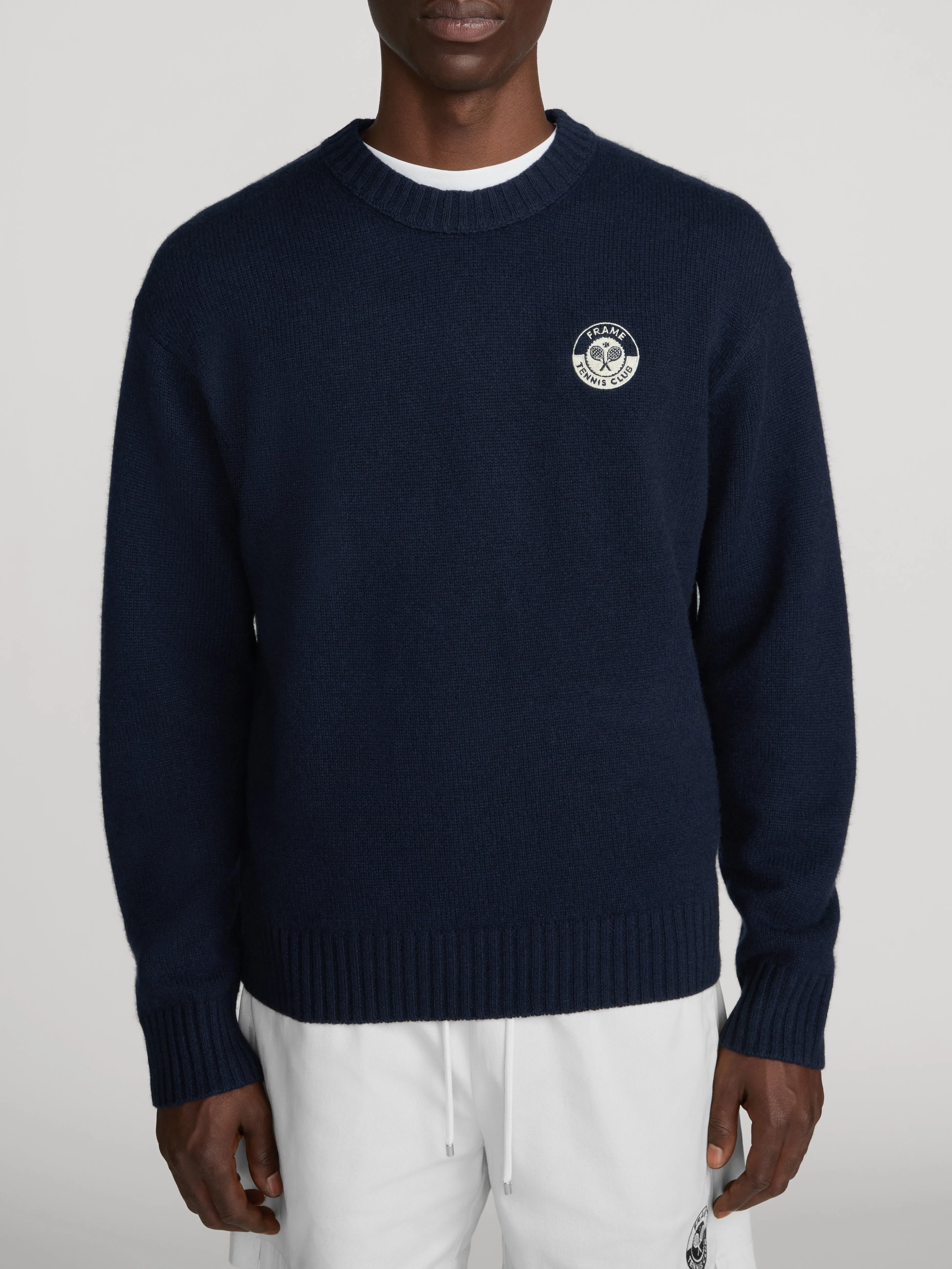 Cashmere Sweater -- Navy sold by Frame Denim product image thumbnail 3