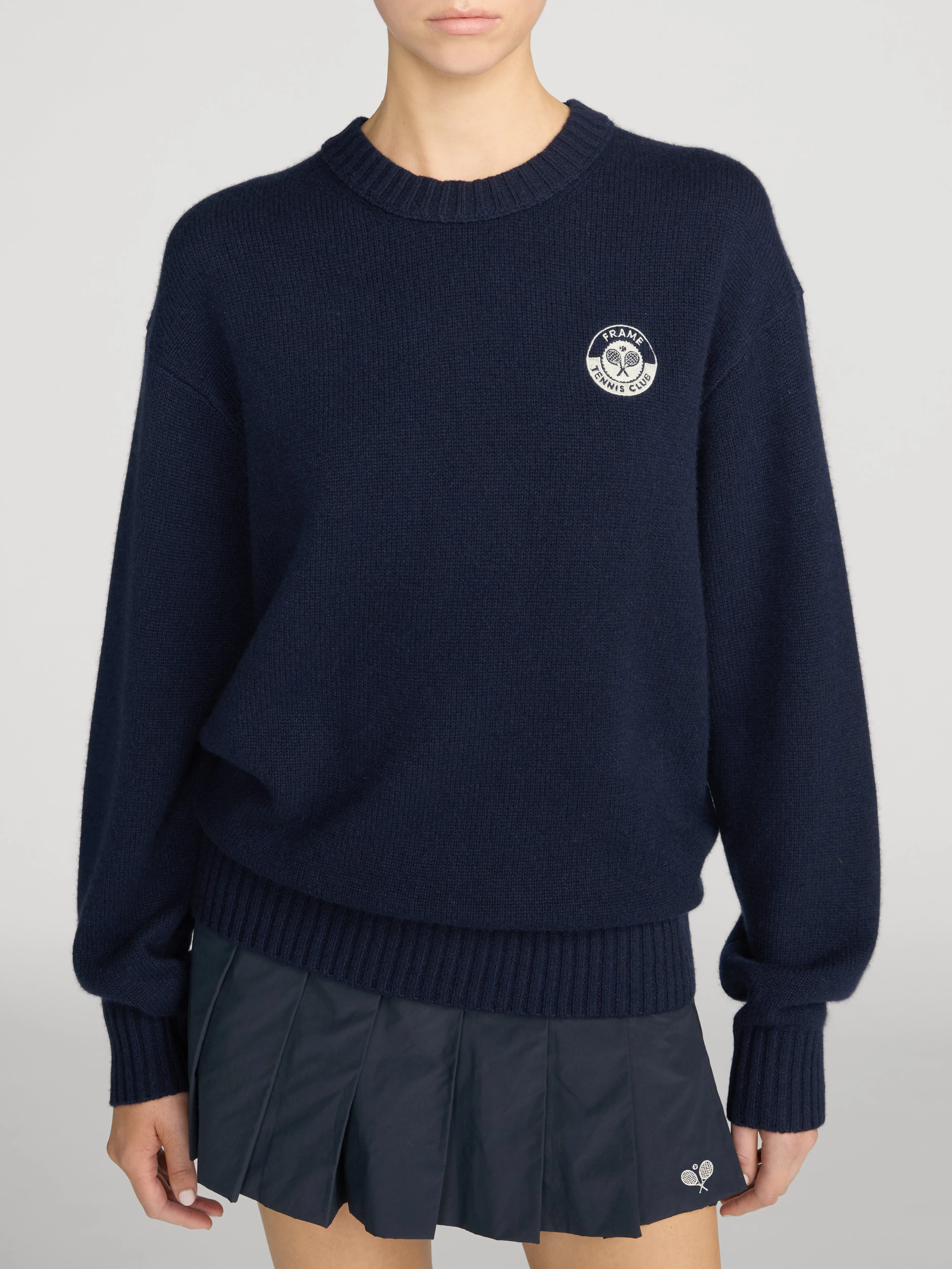 Cashmere Sweater -- Navy sold by Frame Denim product image thumbnail 4