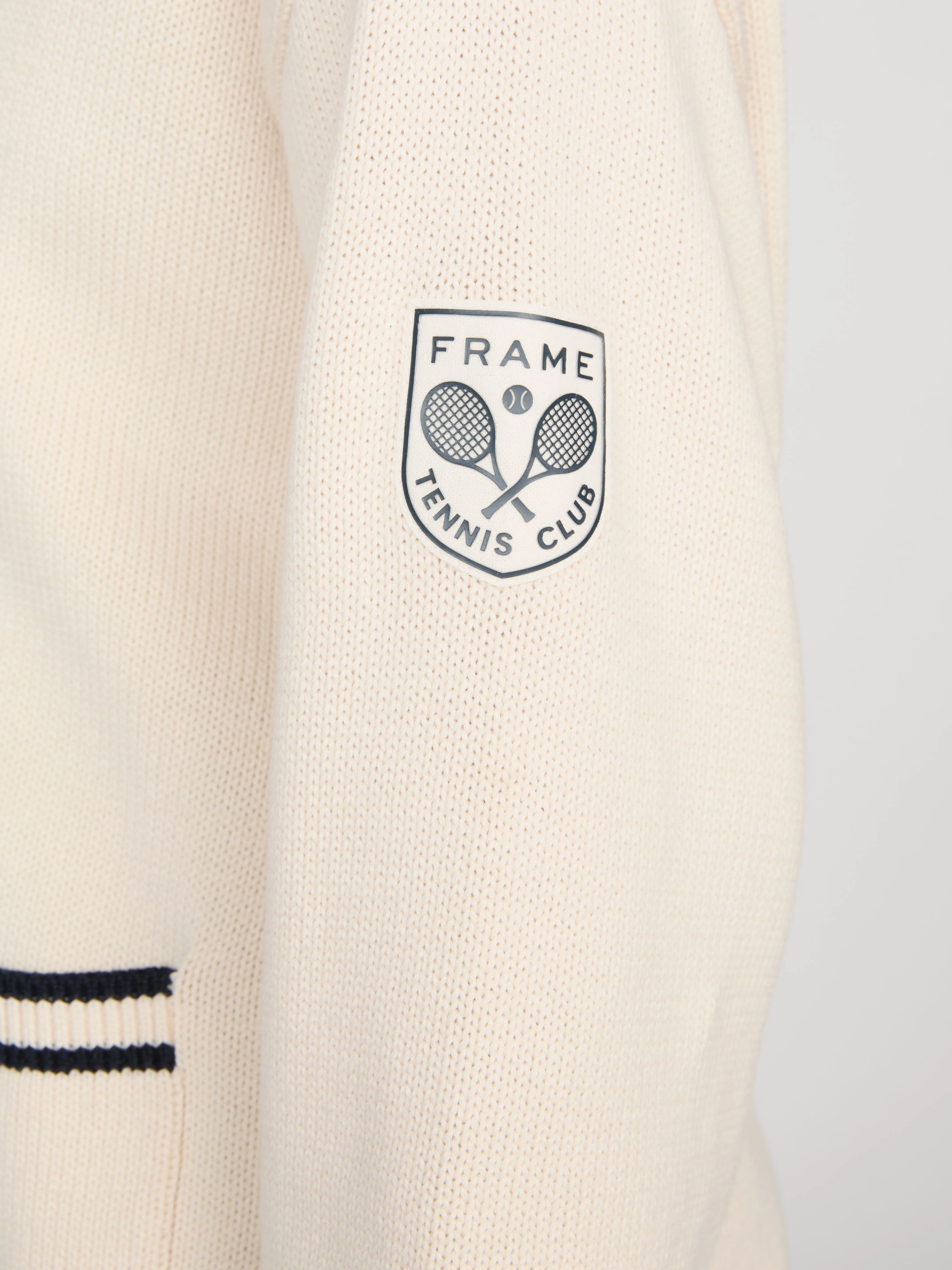 The Tennis Oversized Cardigan -- Cream Multi sold by Frame Denim product image thumbnail 5