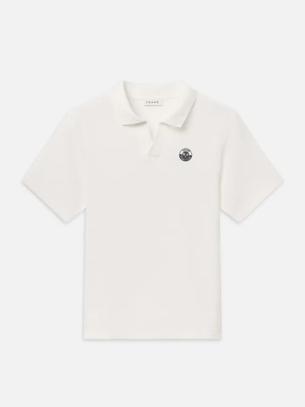 Polo Shirt -- Cream made by Frame Denim