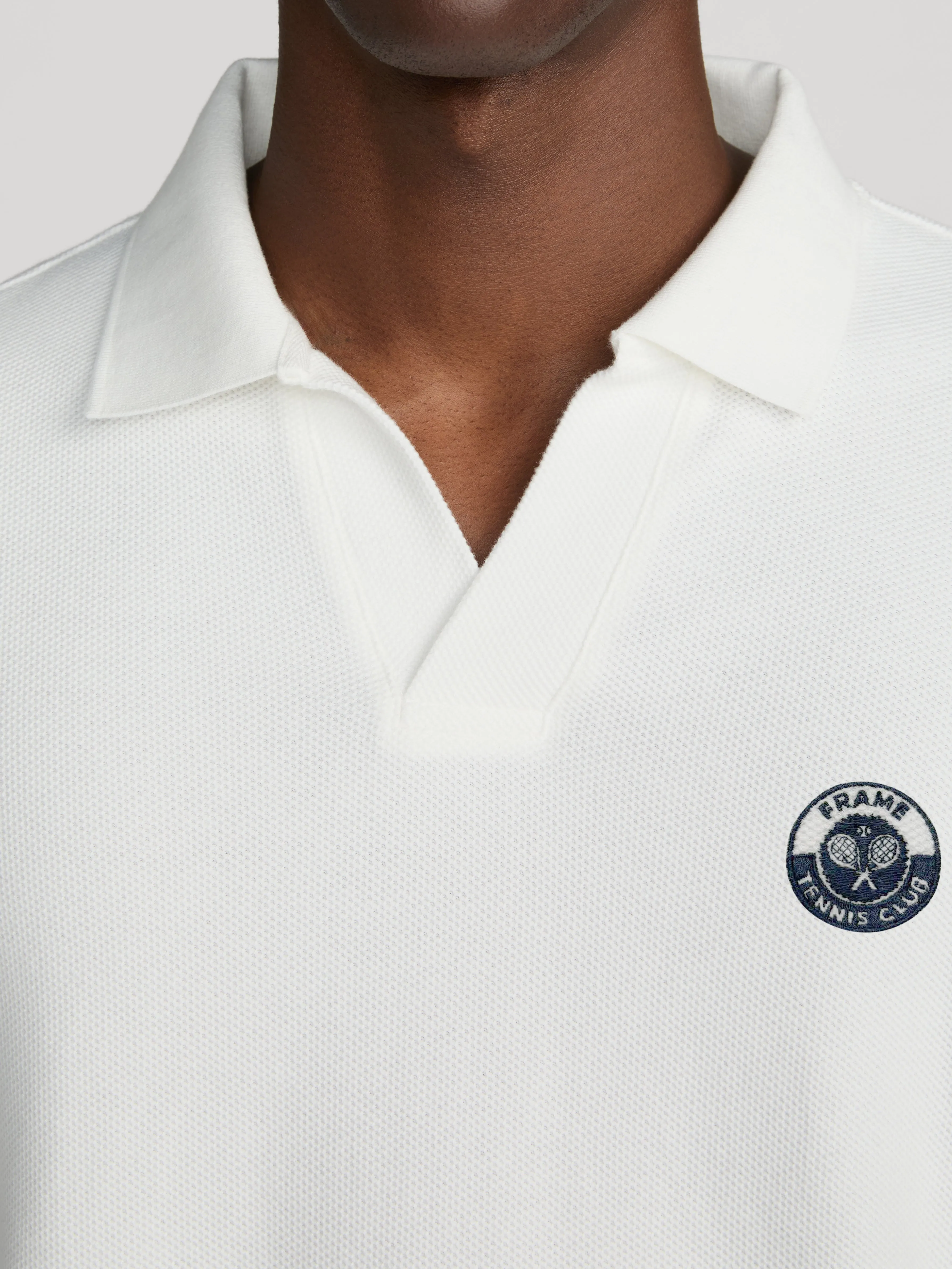 Polo Shirt -- Cream sold by Frame Denim product image thumbnail 5