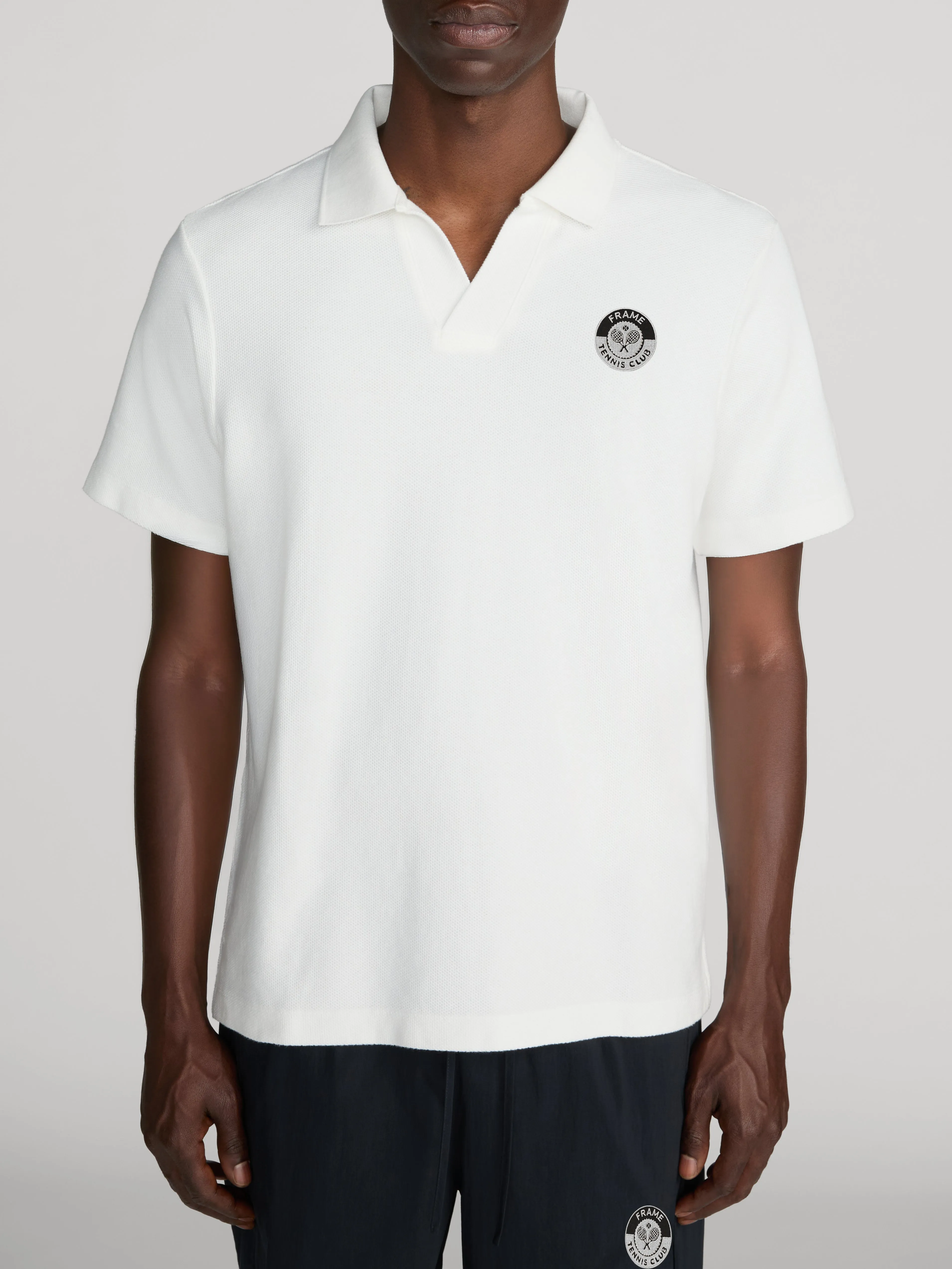 Polo Shirt -- Cream sold by Frame Denim product image thumbnail 3