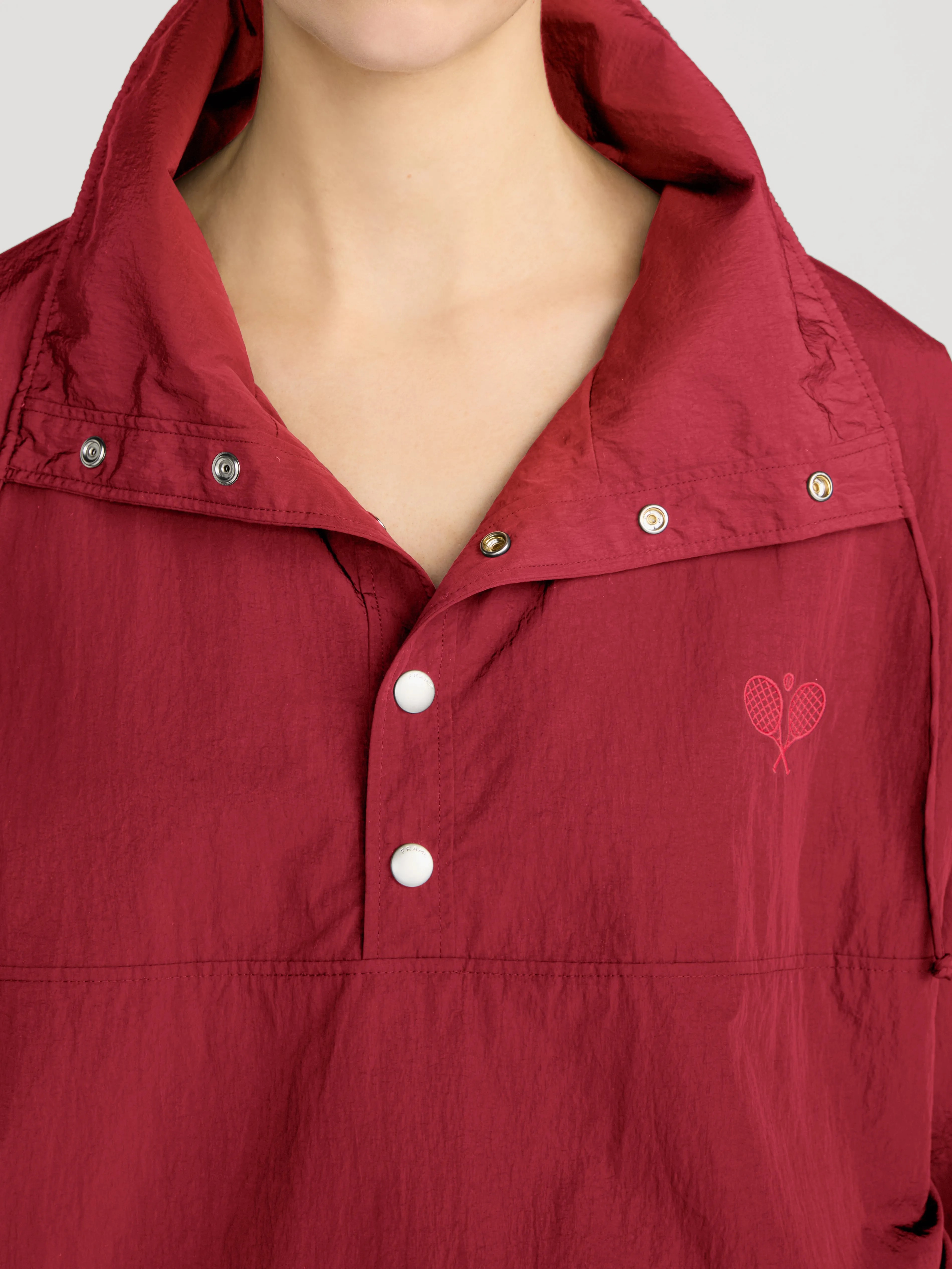 The Tennis Windbreaker -- Ace Red sold by Frame Denim product image thumbnail 4