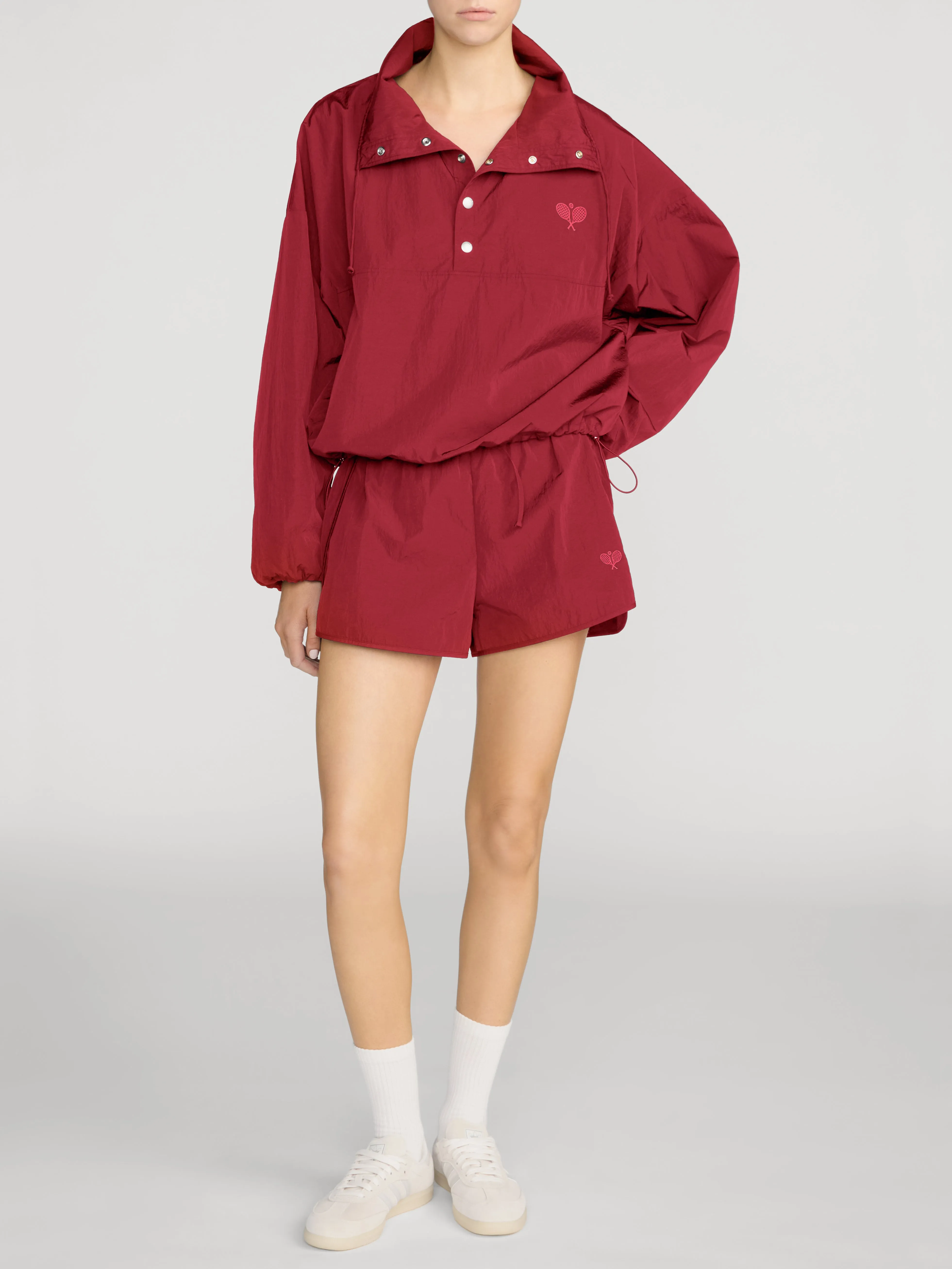 The Tennis Windbreaker -- Ace Red sold by Frame Denim product image thumbnail 2