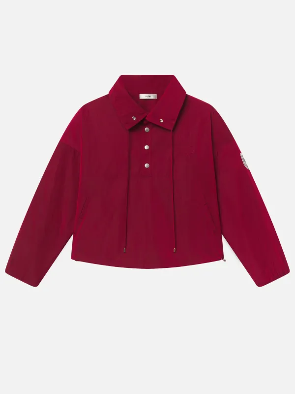 The Tennis Windbreaker -- Ace Red made by Frame Denim