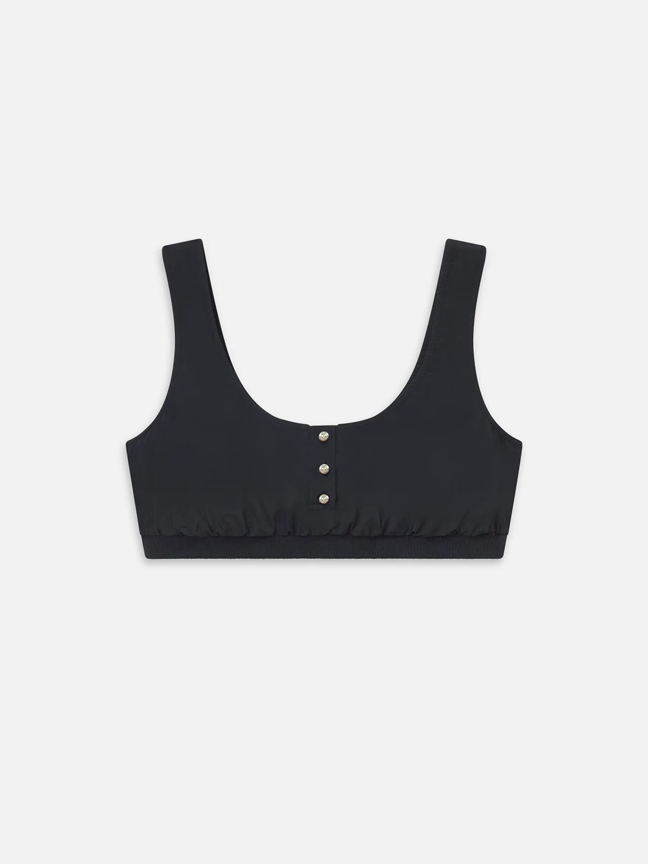 The Tennis Bra -- Navy Multi sold by Frame Denim