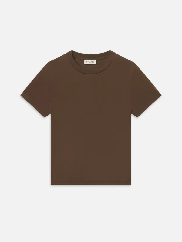 Light Cotton Tee -- Deep Olive made by Frame Denim