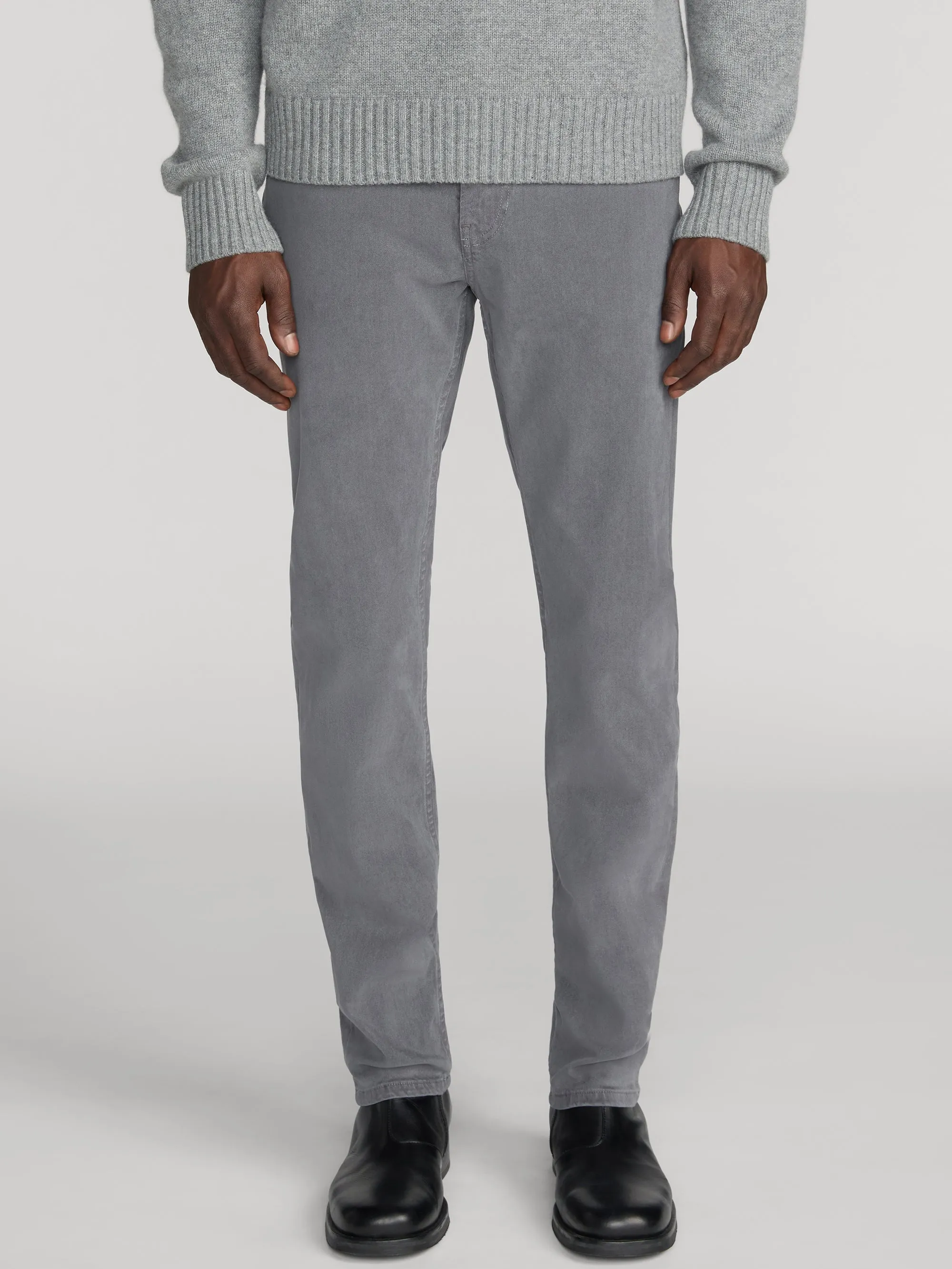 Modern Straight Stretch Twill -- Shadow Grey sold by Frame Denim product image thumbnail 3