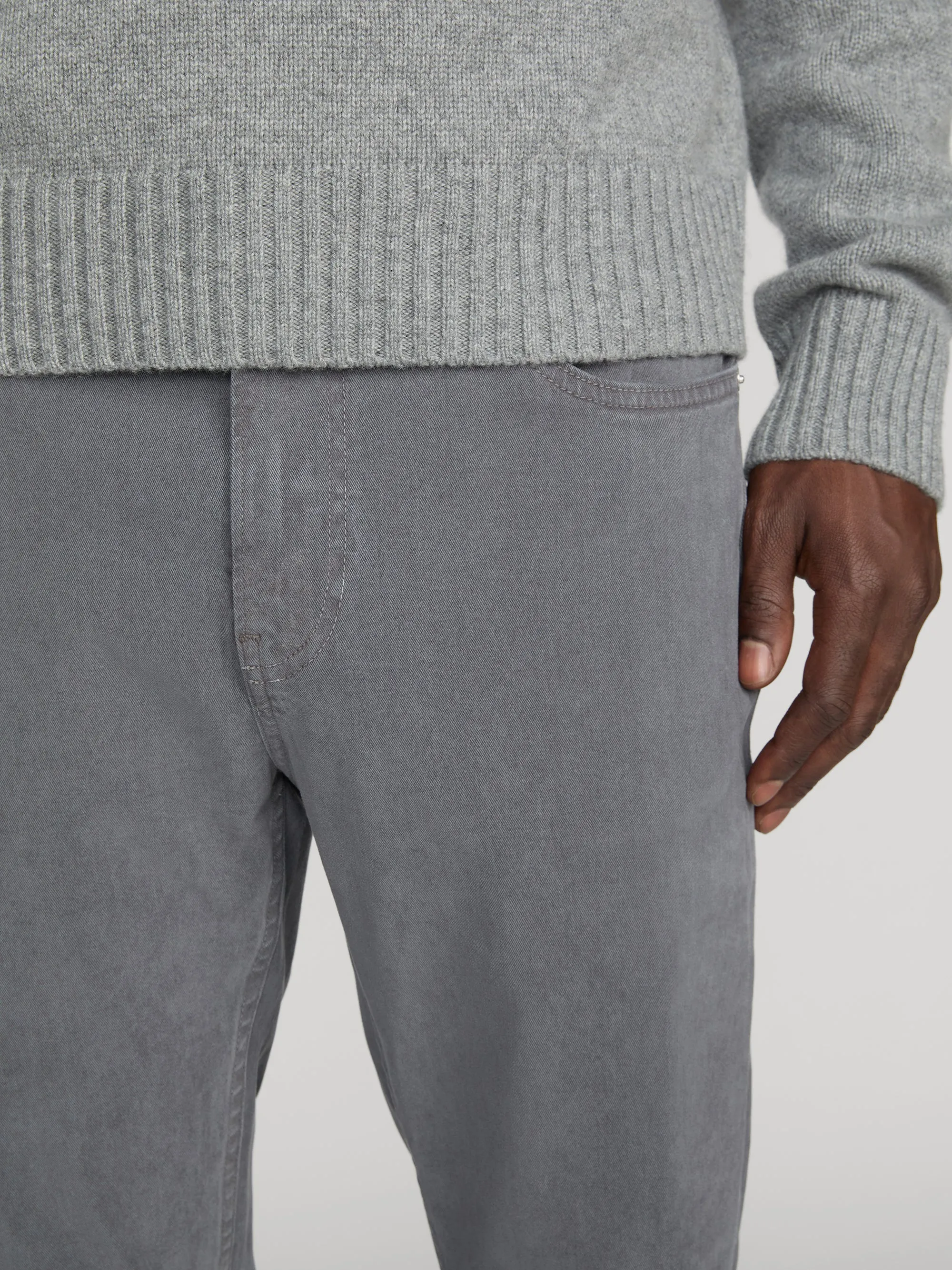 Modern Straight Stretch Twill -- Shadow Grey sold by Frame Denim product image thumbnail 5
