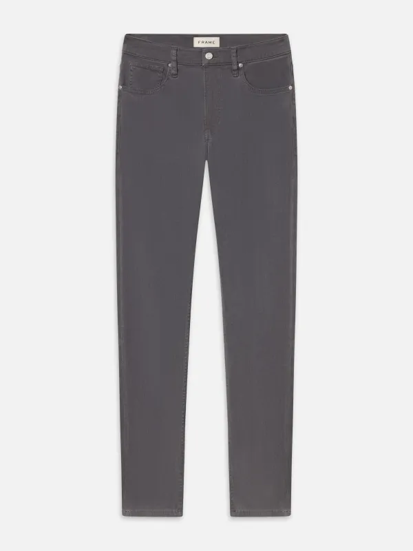 Modern Straight Stretch Twill -- Shadow Grey made by Frame Denim