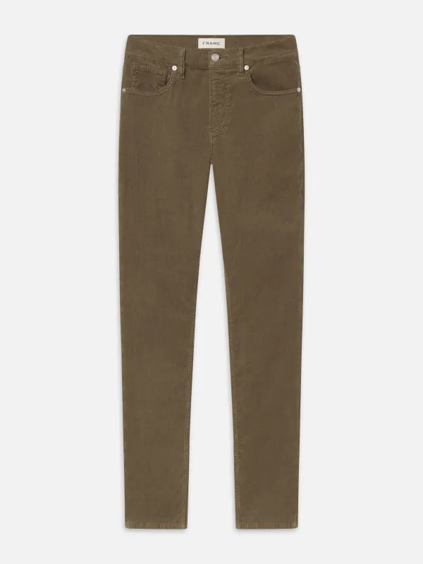 Modern Straight Corduroy -- Soft Taupe made by Frame Denim