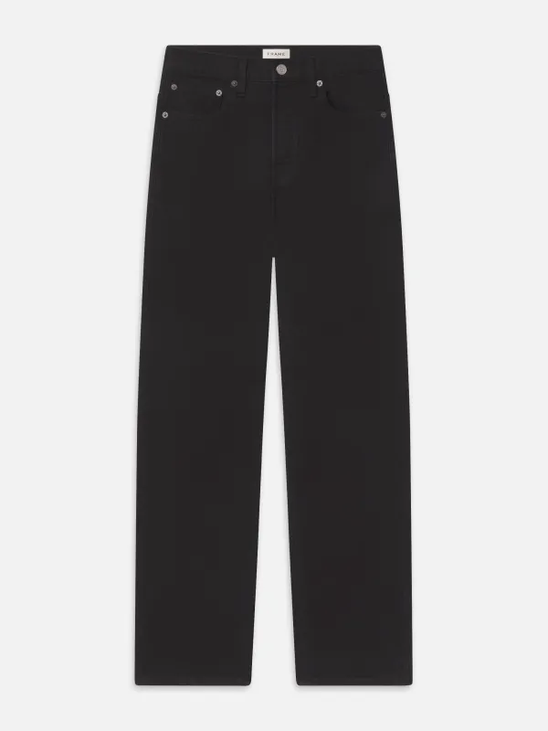 The Straight Jean -- Black made by Frame Denim