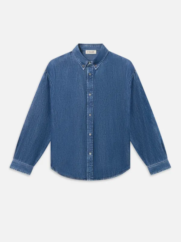 Classic Denim Shirt -- Whisper Sky made by Frame Denim