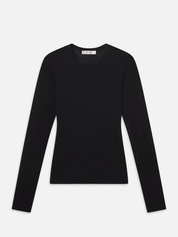 The Shadow Tunic -- Black made by Frame Denim