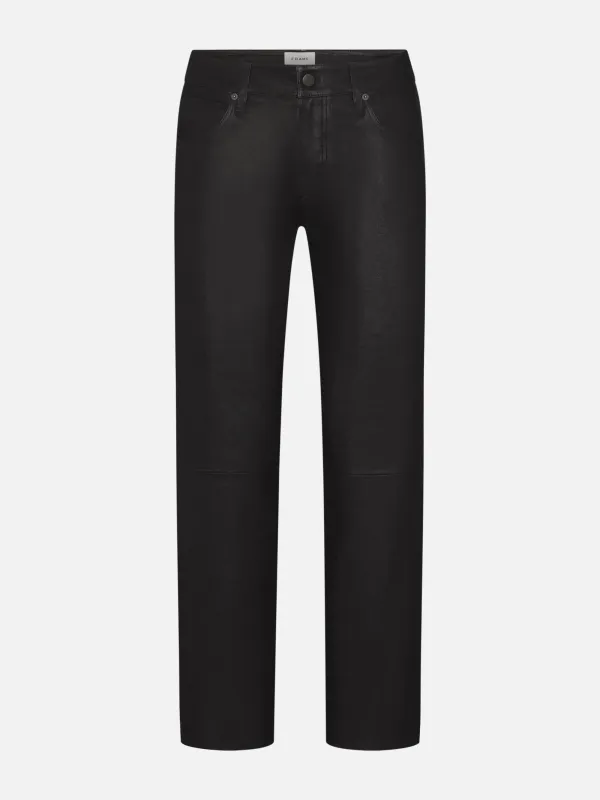 The Leather Cigarette -- Black made by Frame Denim
