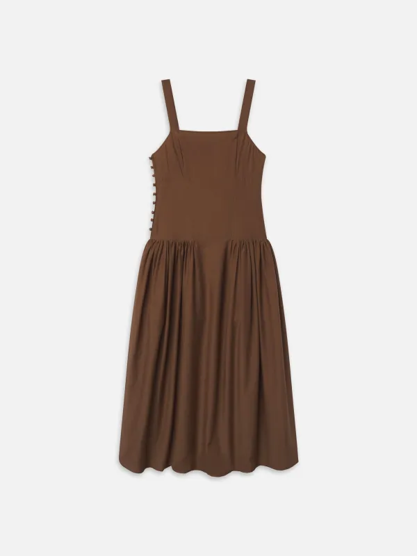 The Garden Dress -- Moss made by Frame Denim