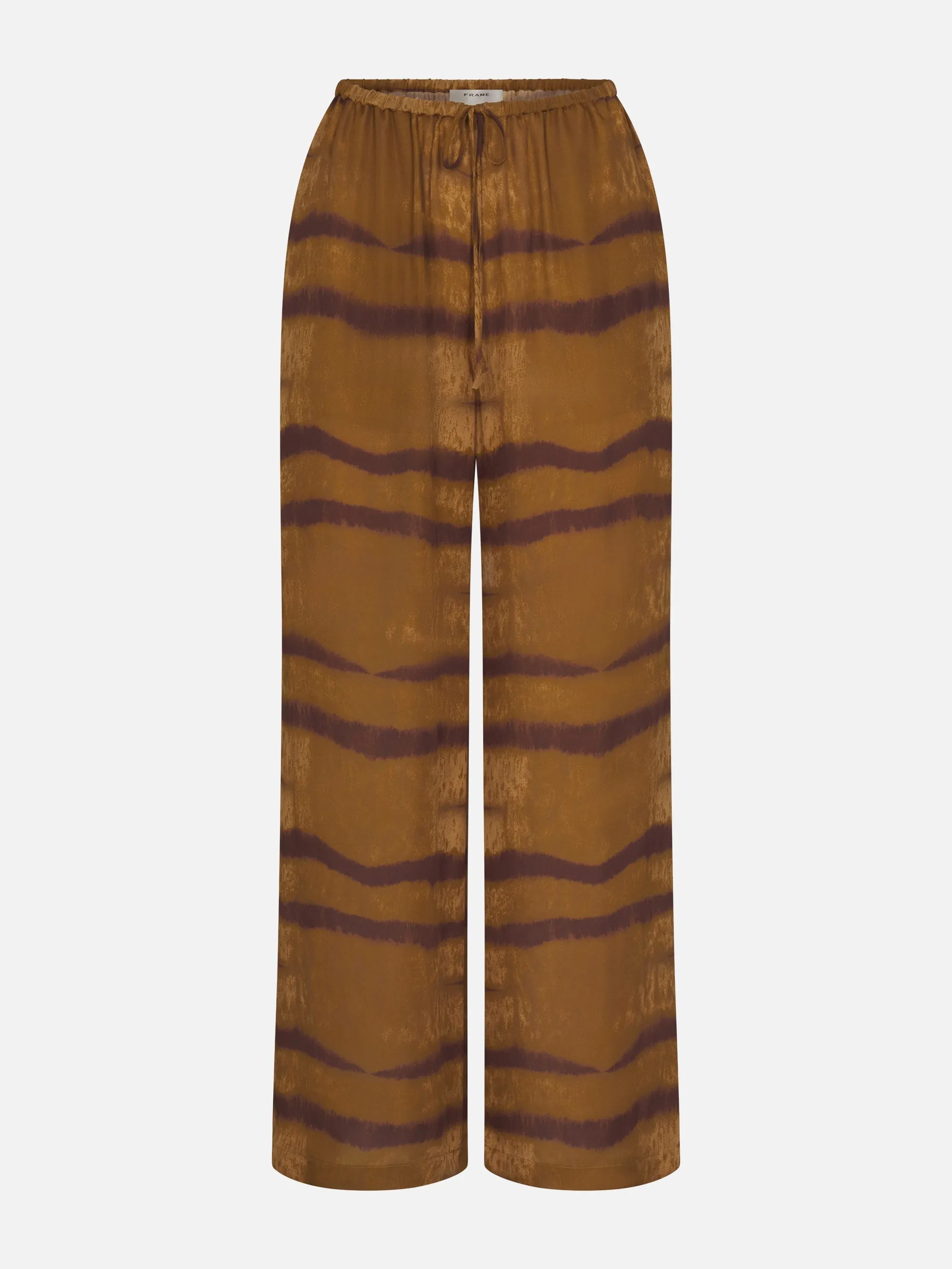 The Silk Lounge Pant -- Light Tiger Multi sold by Frame Denim