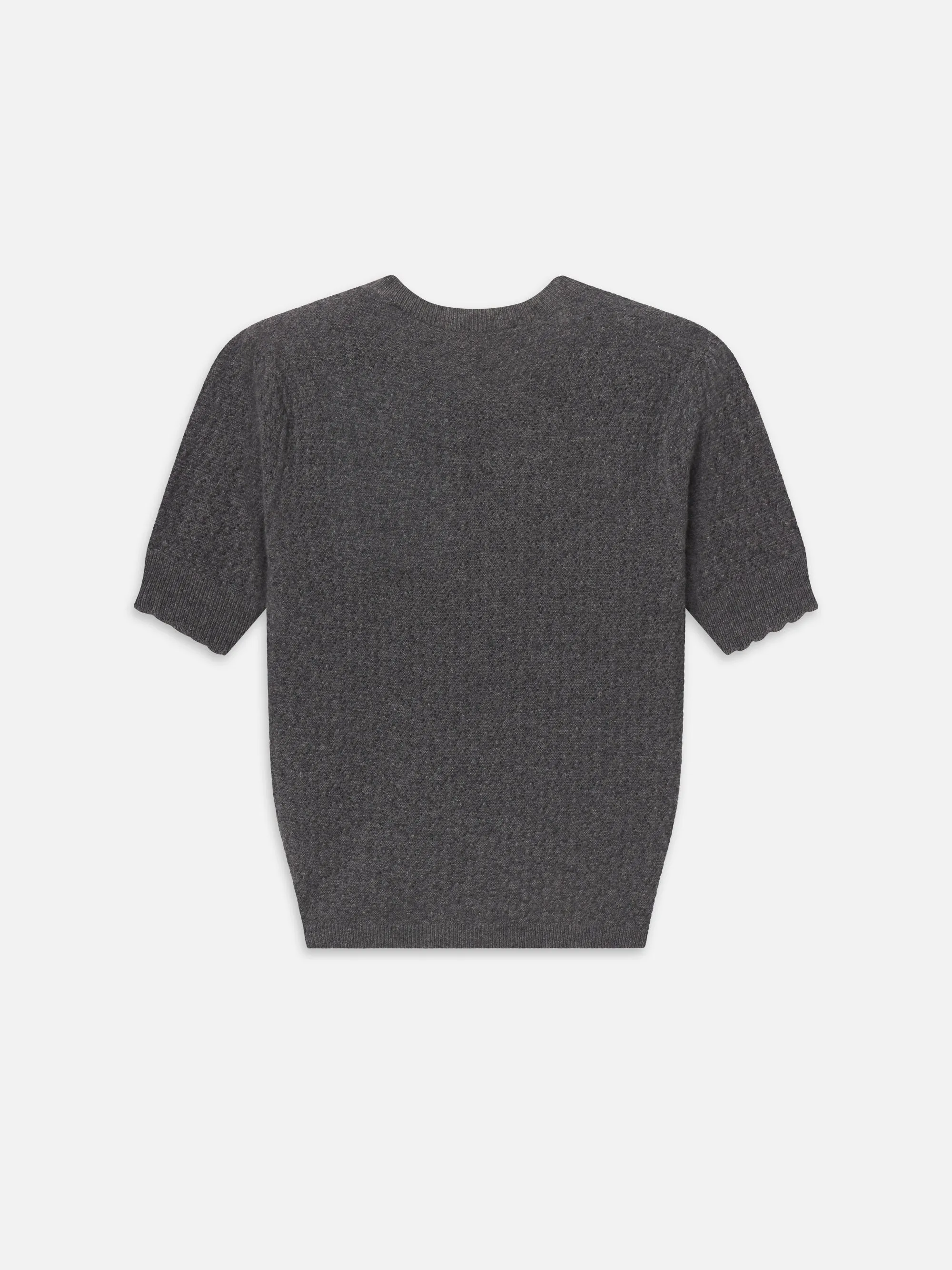 The Gathered Honeycomb Sweater -- Heather Grey sold by Frame Denim product image thumbnail 3