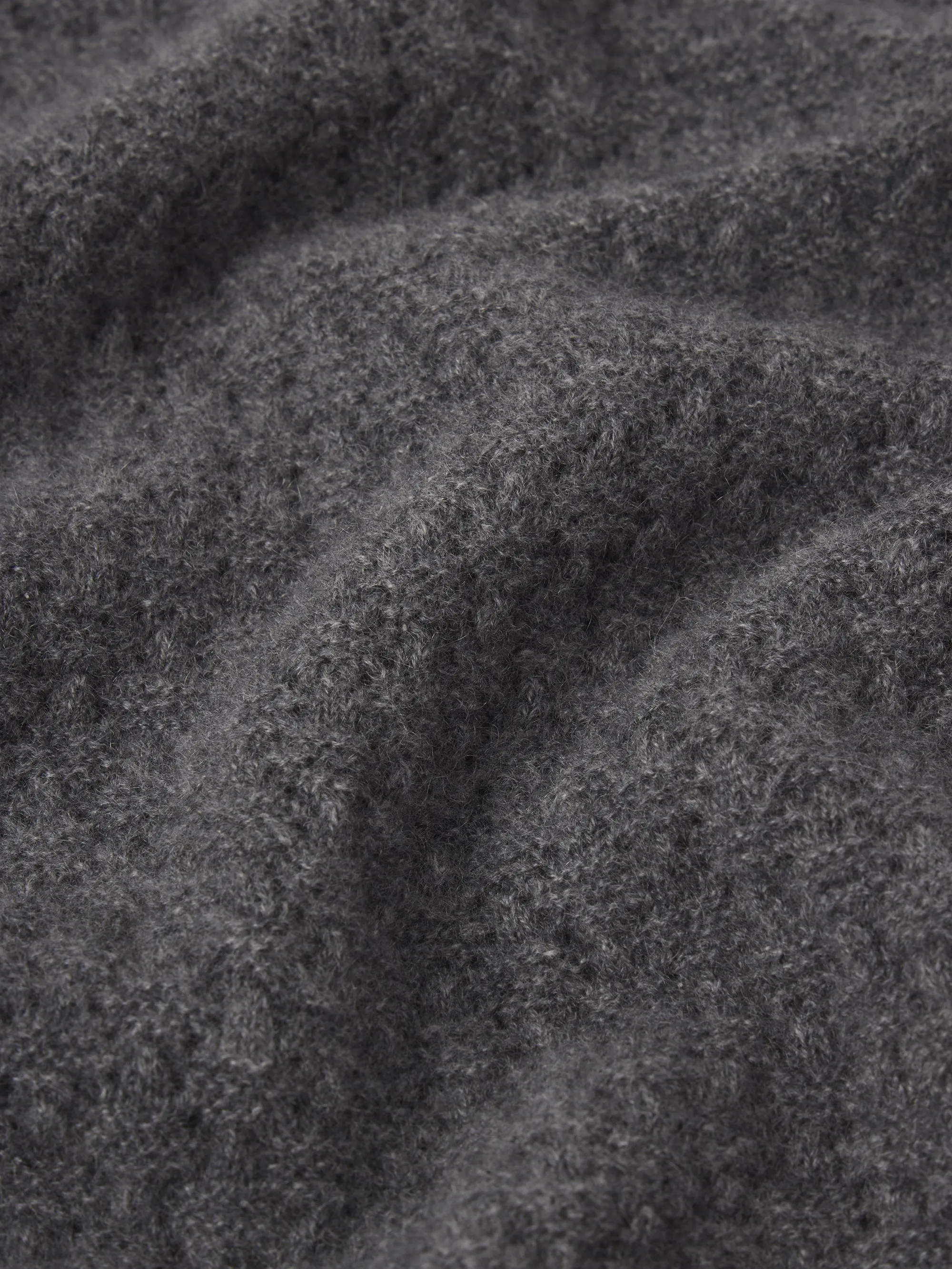 The Gathered Honeycomb Sweater -- Heather Grey sold by Frame Denim product image thumbnail 4