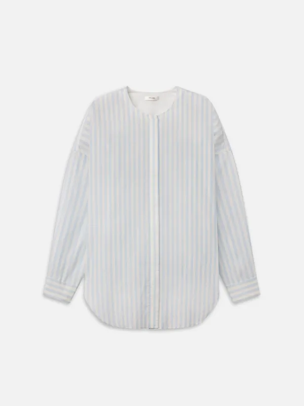 The Gallery Shirt -- Frost Stripe made by Frame Denim