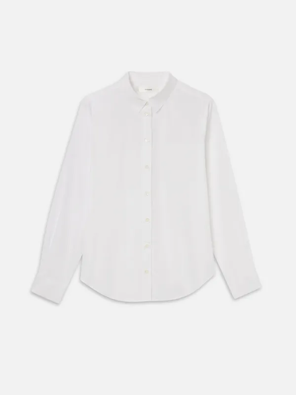 The Classic Shirt -- White made by Frame Denim