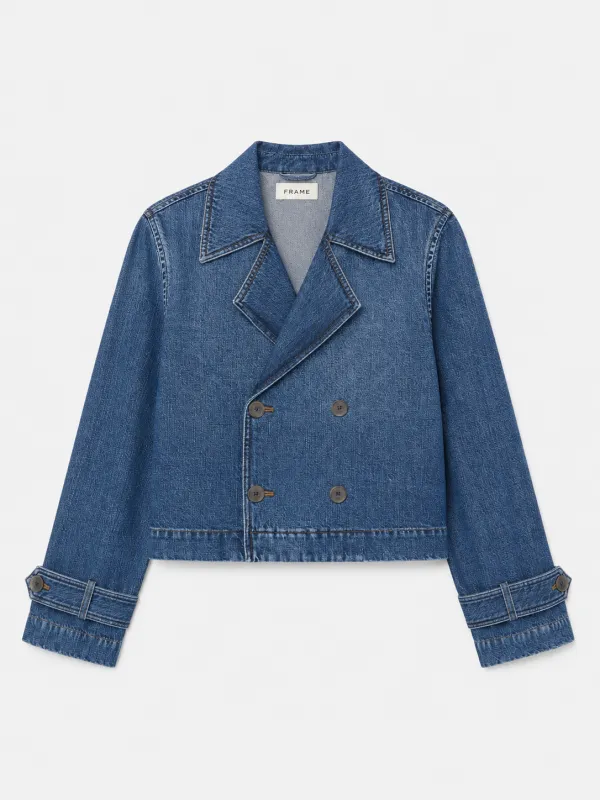 The Denim Uniform Trench -- Girlfriend made by Frame Denim