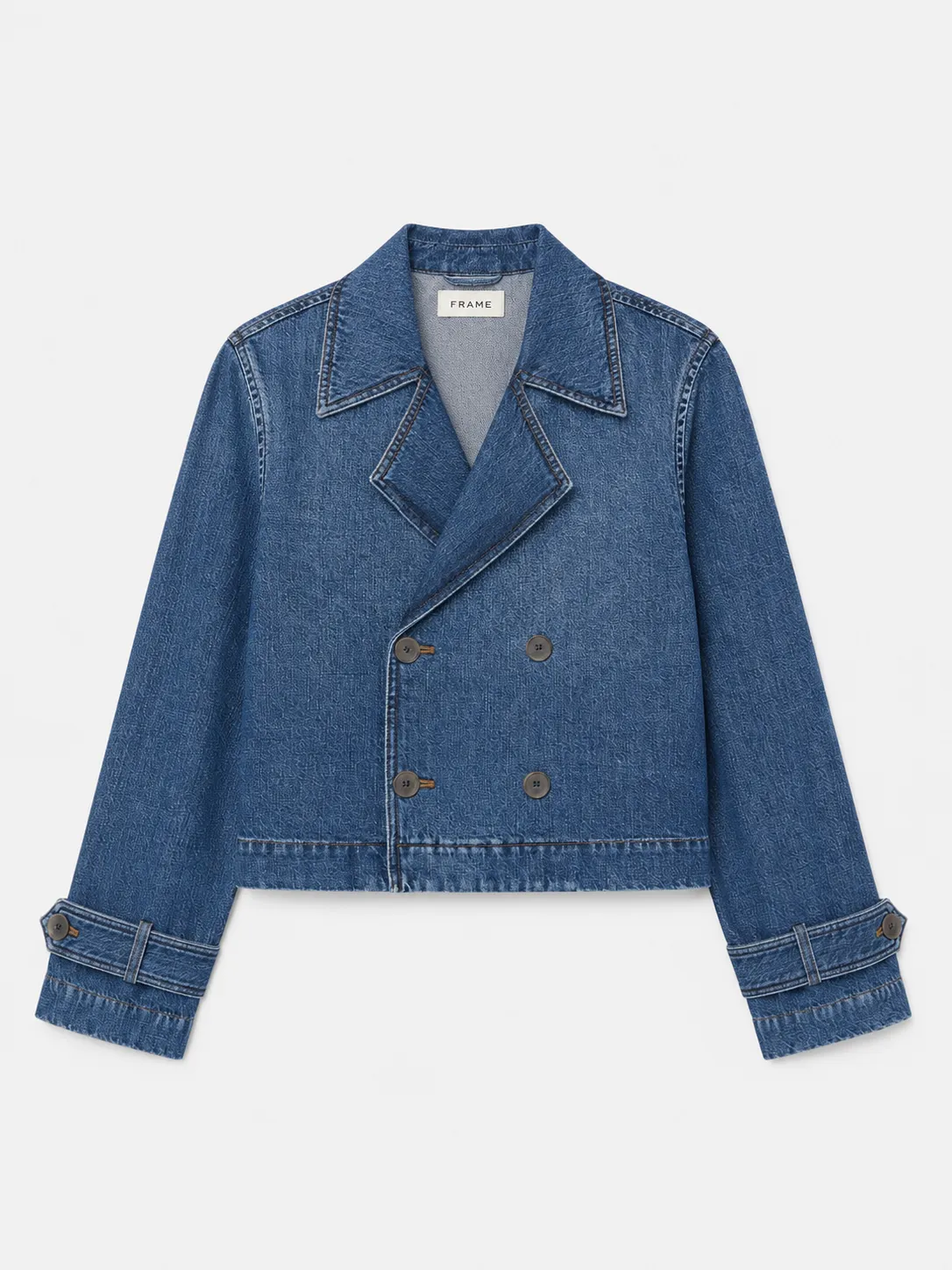 The Denim Uniform Trench -- Girlfriend sold by Frame Denim