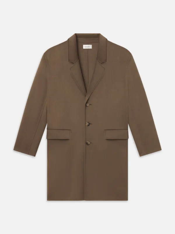 Double Face Wool Overcoat -- Soft Taupe made by Frame Denim