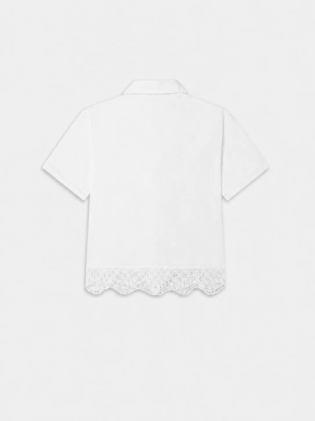 The Embroidered Seaside Shirt -- White sold by Frame Denim product image thumbnail 2