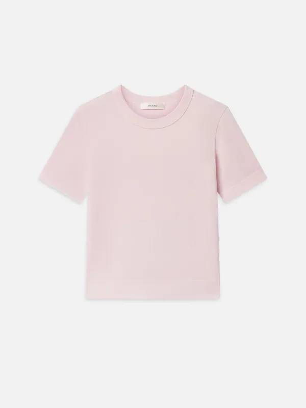 The Boxy Tee -- Bubblegum made by Frame Denim